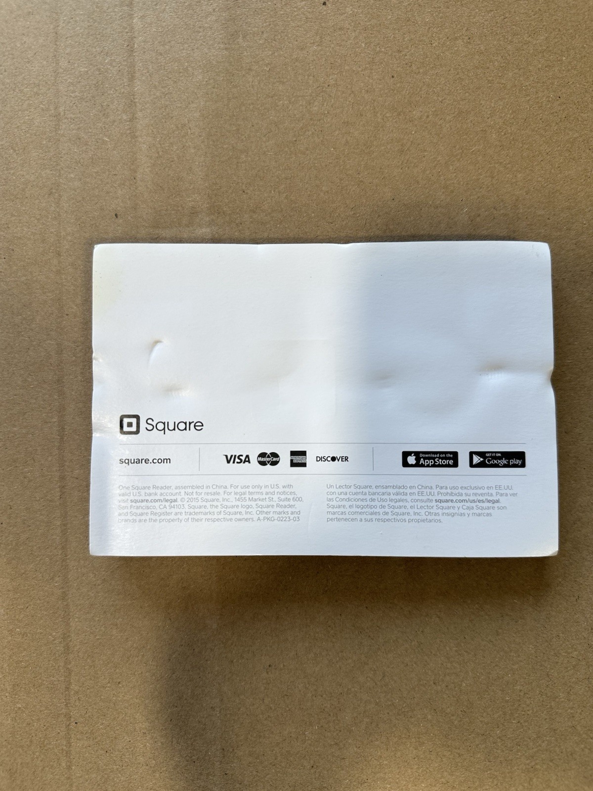 Square Credit Debit Card Reader – White for Apple iPhone and Android