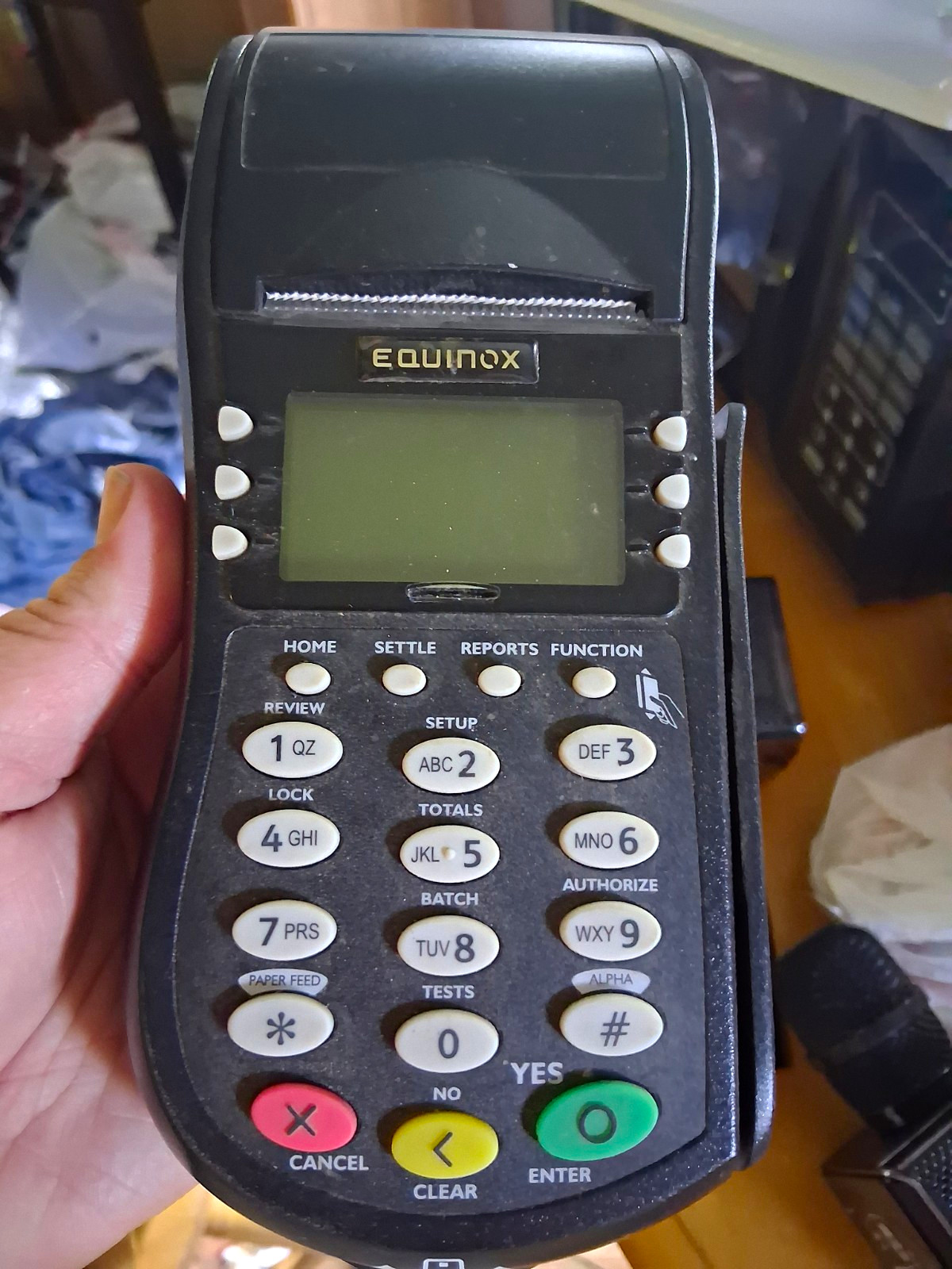 Equinox T4205 Wired Credit Card Terminal/Reader w/ Receipt Printer