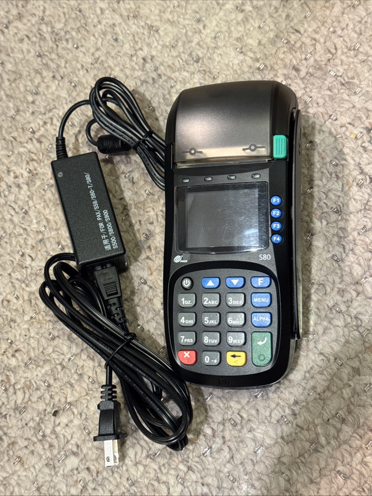 PAX S80 EMV Ready Credit Card Terminal – S80M0L36303EA