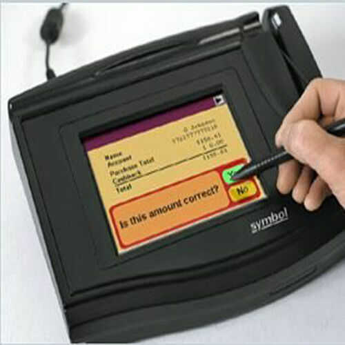 GET 2 (TWO) Symbol PD8500 Pos Signature Pad Checkout Touch Screen Card Readers