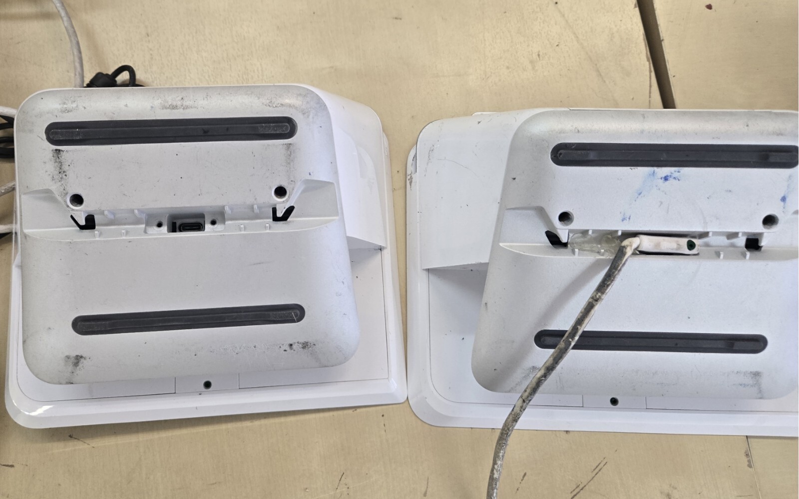 Lot of 2 Clover Mini Wifi C300 / POS Point of Sale System w/ Power Supply