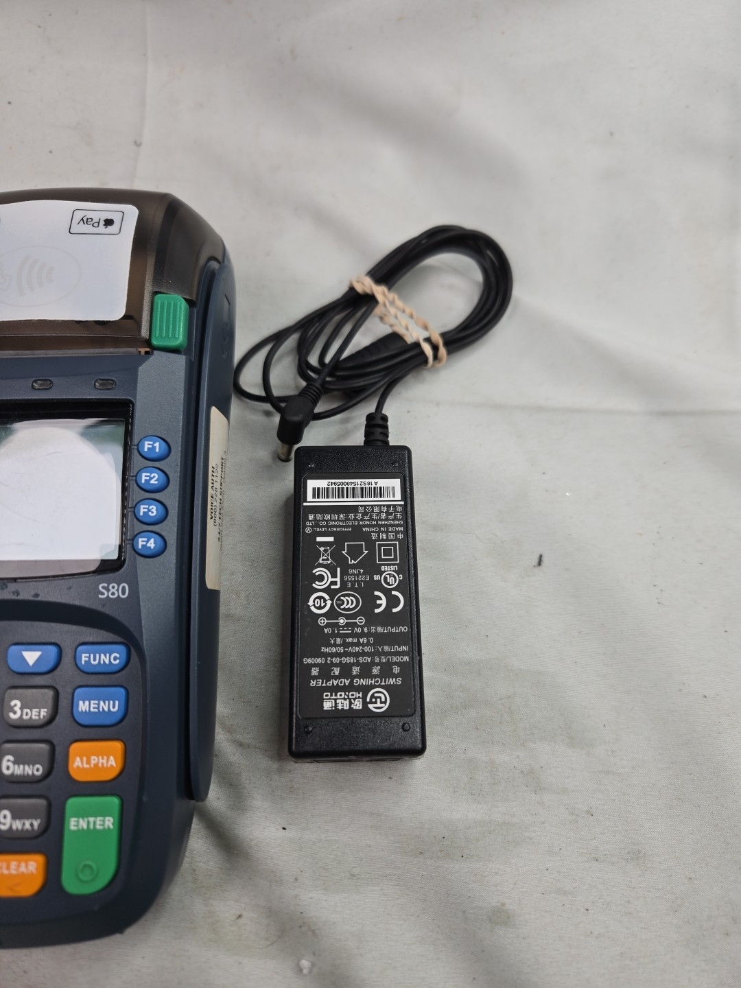 PAX S80 EMV NFC Credit Card Machine Terminal POS Processor With Power Cord