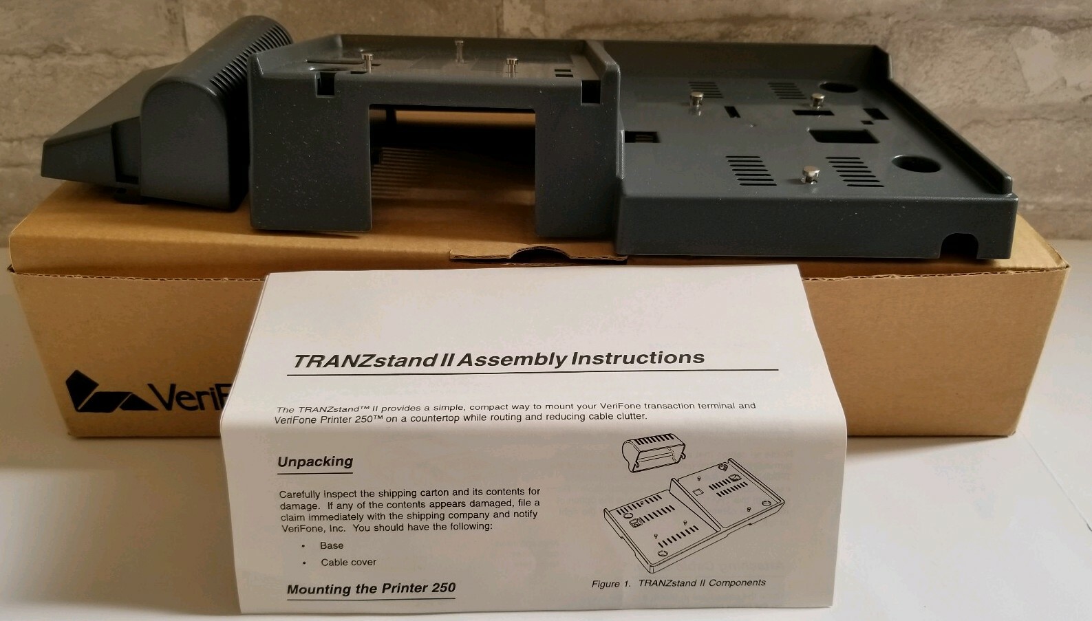Verifone Printer 250 Tranzstand II 2 Tranz Stand Base