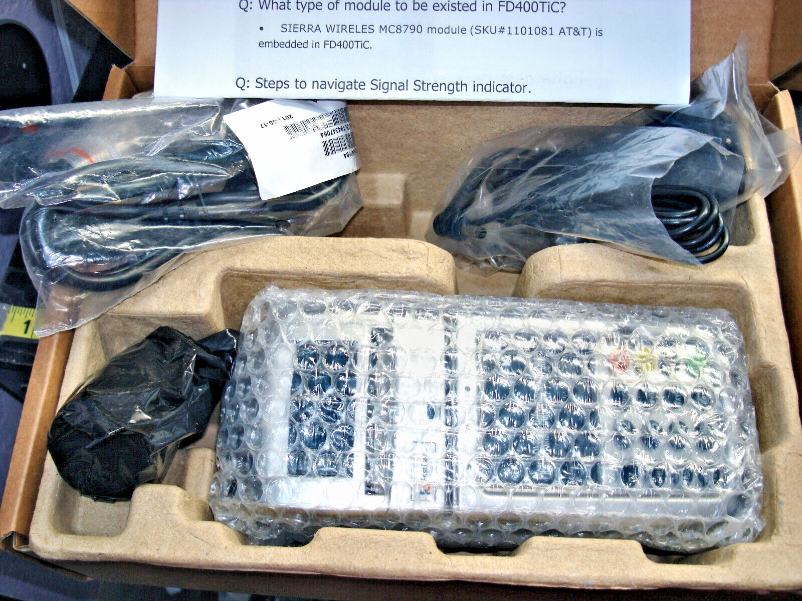 First Data FD400TiC WCDMA Wireless Terminal Convenient Business Transactions