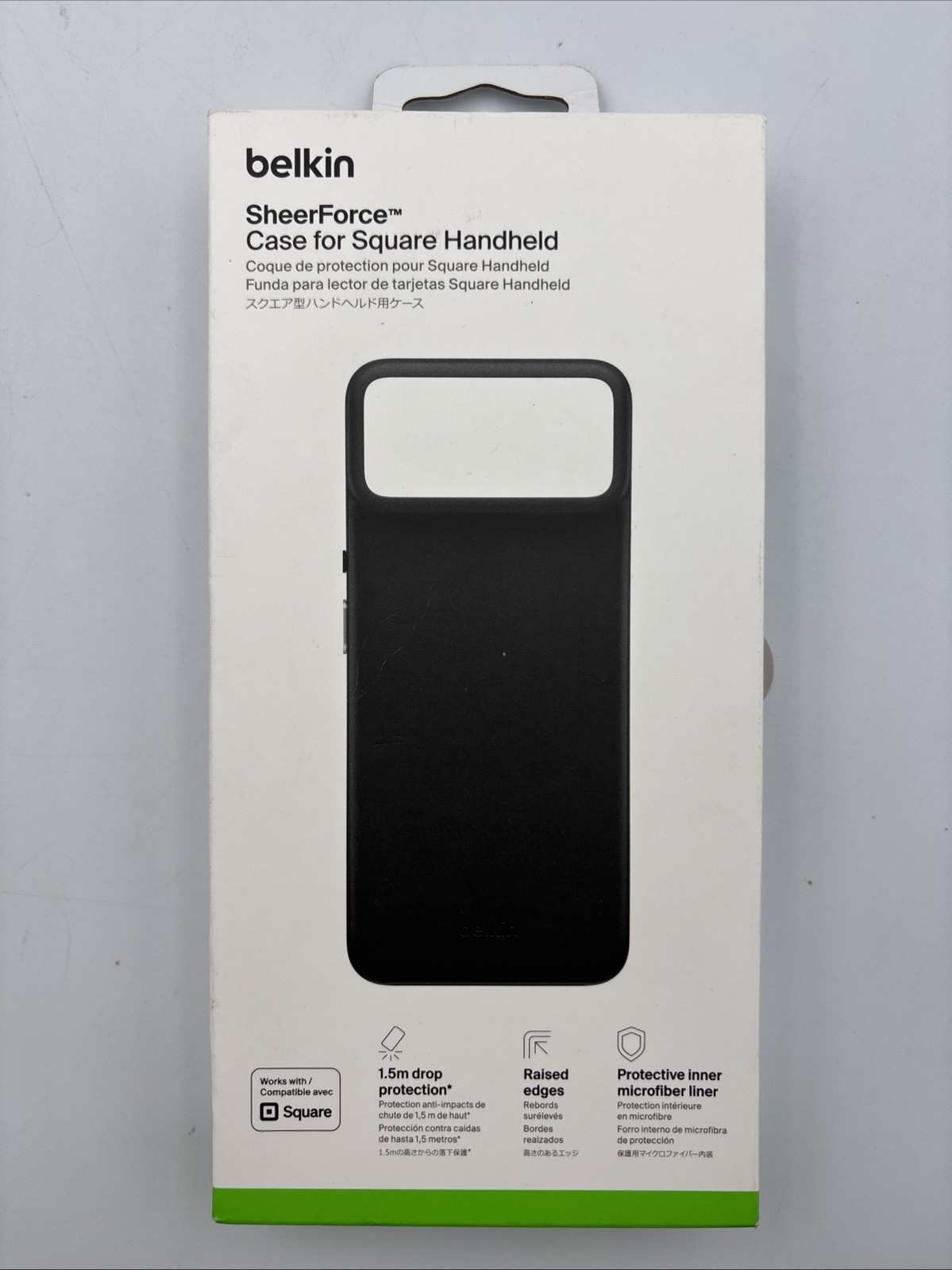 Belkin SheerForce Case for Square Handheld – Black -NEW