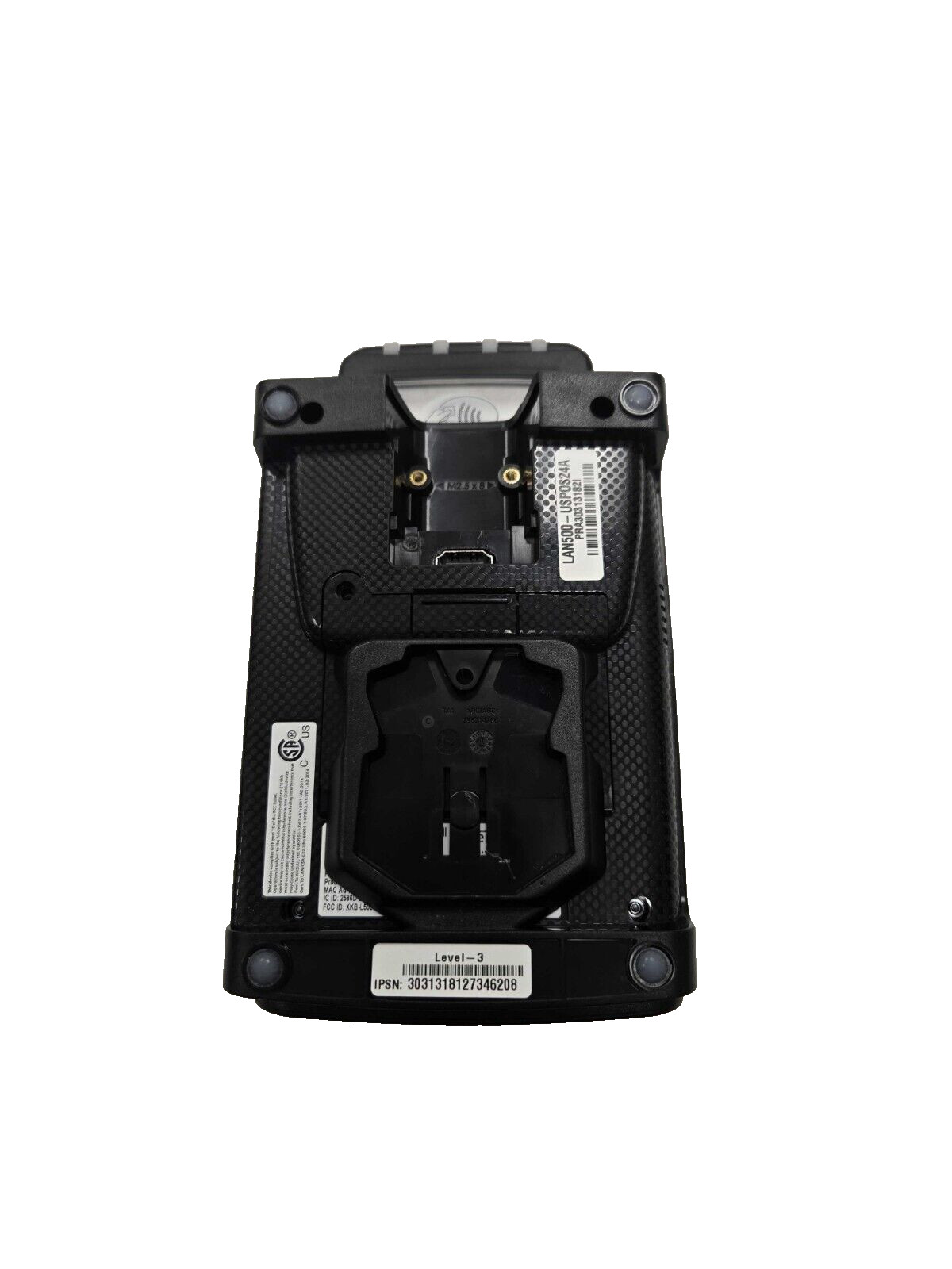 INGENICO Lane 5000 Payment Processing Terminal with Power Cord and Stand