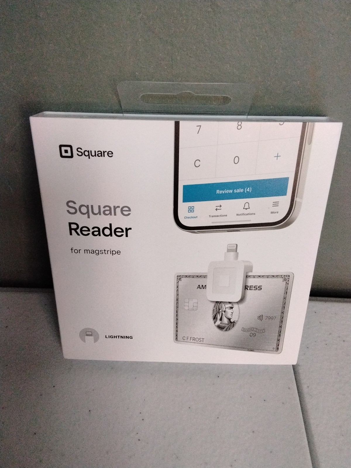 Square Credit Debit Card Reader for Magstripe Lightning Connector New & Sealed!