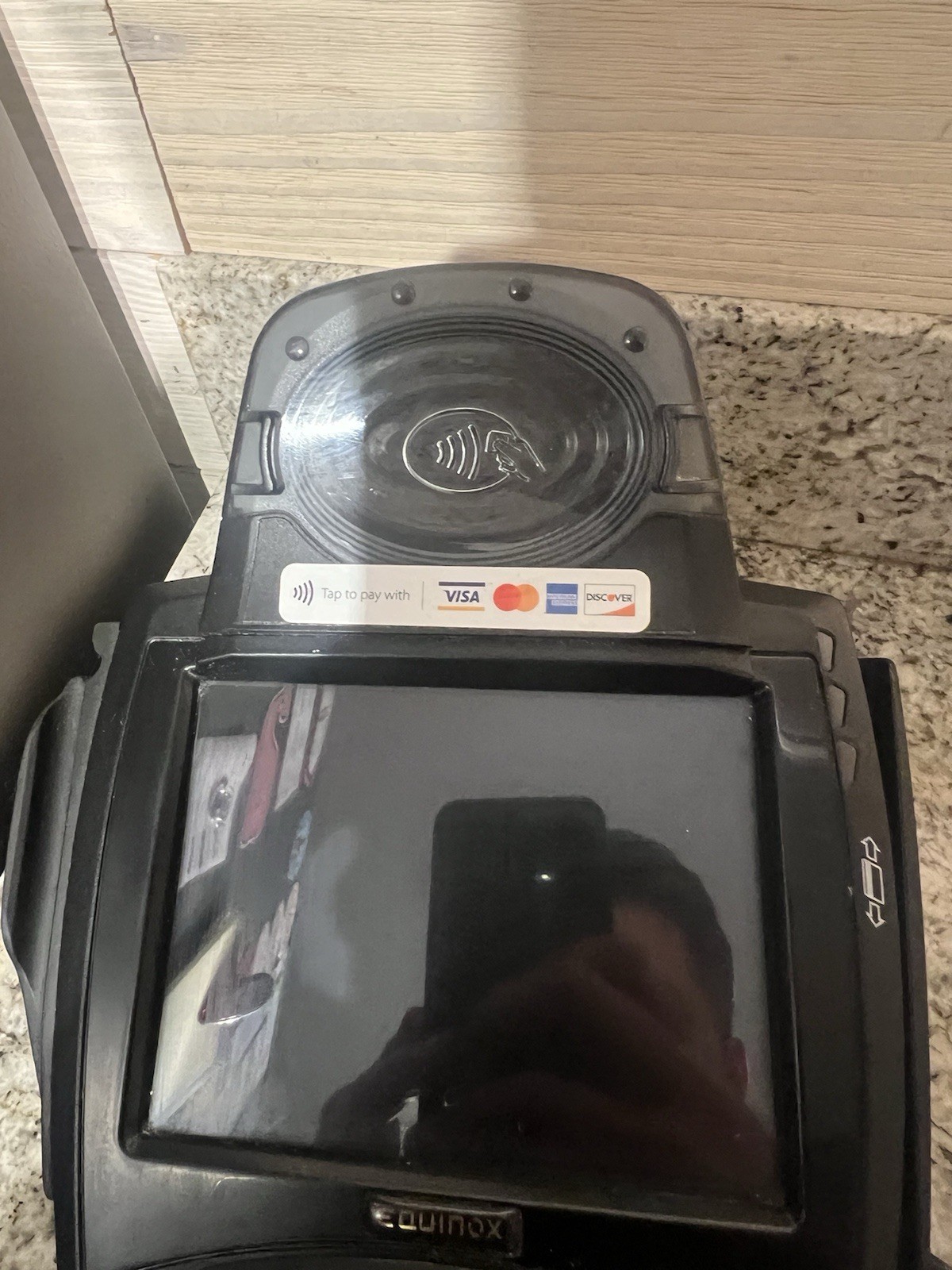 Equinox L5300 Credit Card Terminal – Black – W/ Power Cord & HD Adjustable Mount