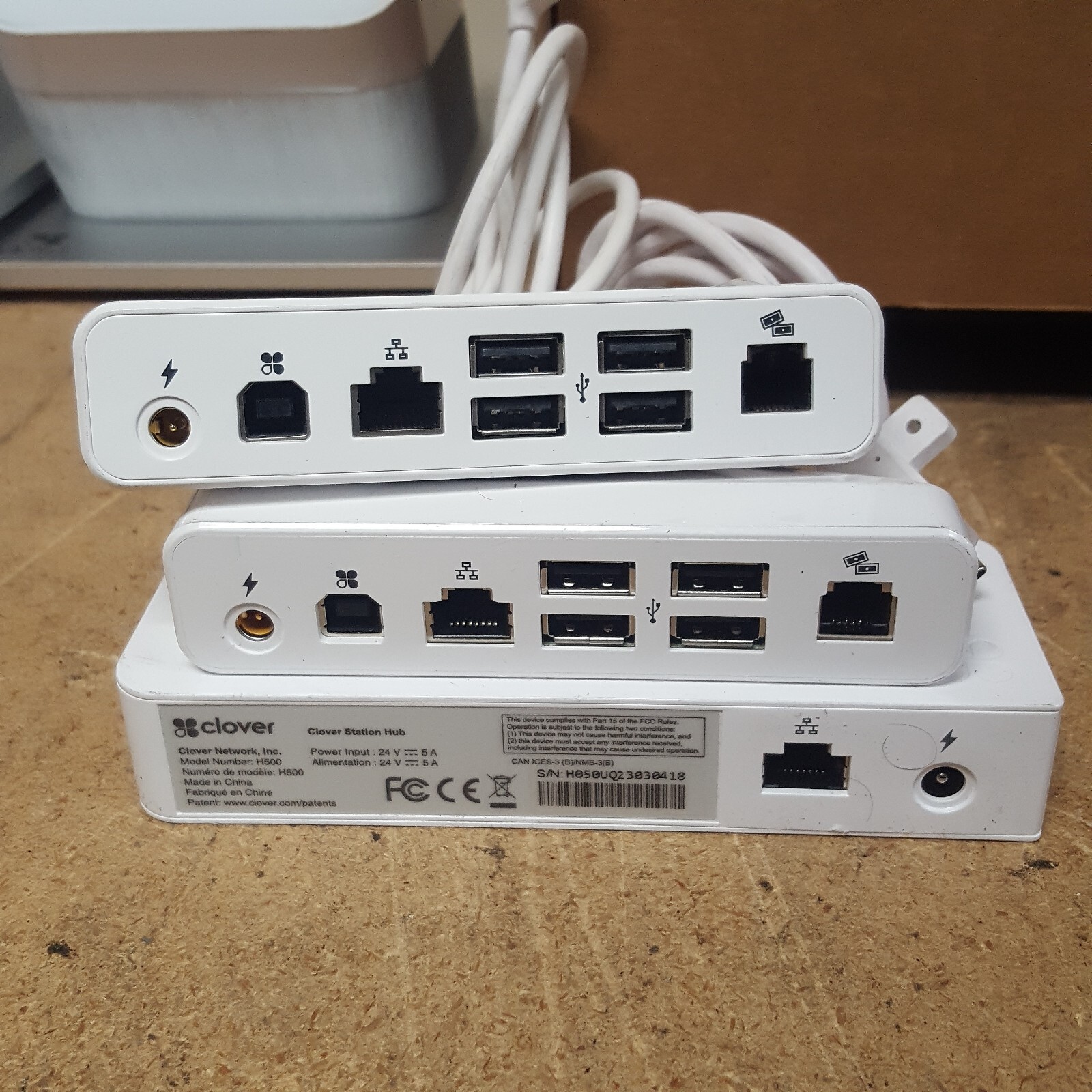 Clover Station ( Hubs, Printers, Terminal , Display & Pwr Crds ) *Read Ad* USED