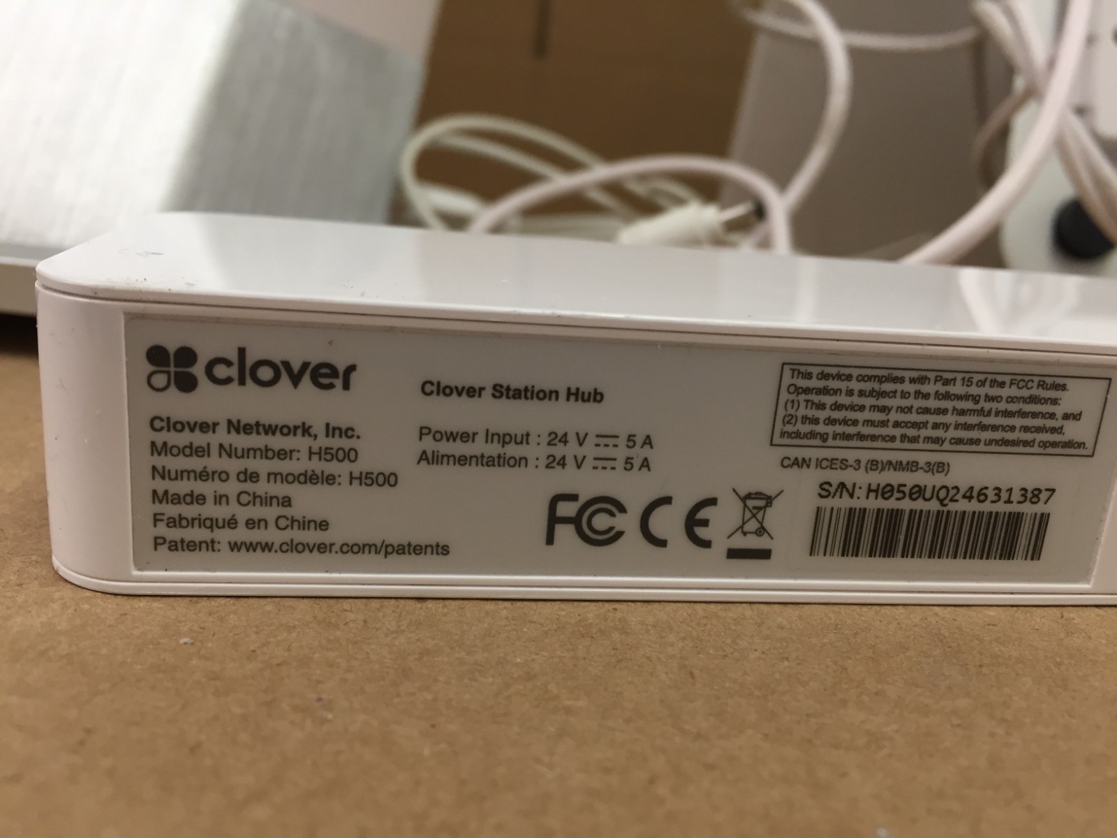 Clover Station Pro S503 C503 P500 H500 POS System Display Terminal Printer PSU