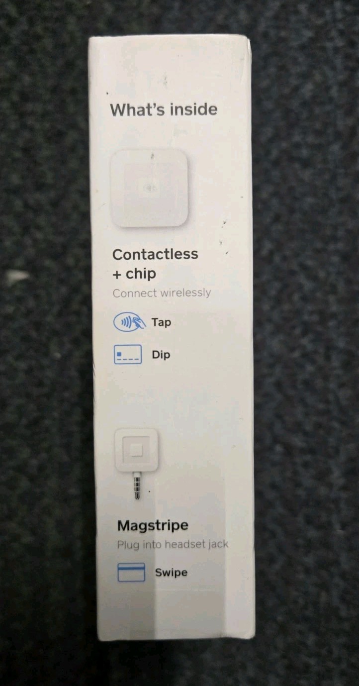 Square Contactless Credit Card and Chip Reader – White