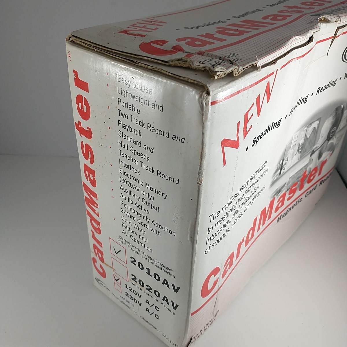 Califone Cardmaster Magnetic Card Reader Series 2000/ model 2010 NIB