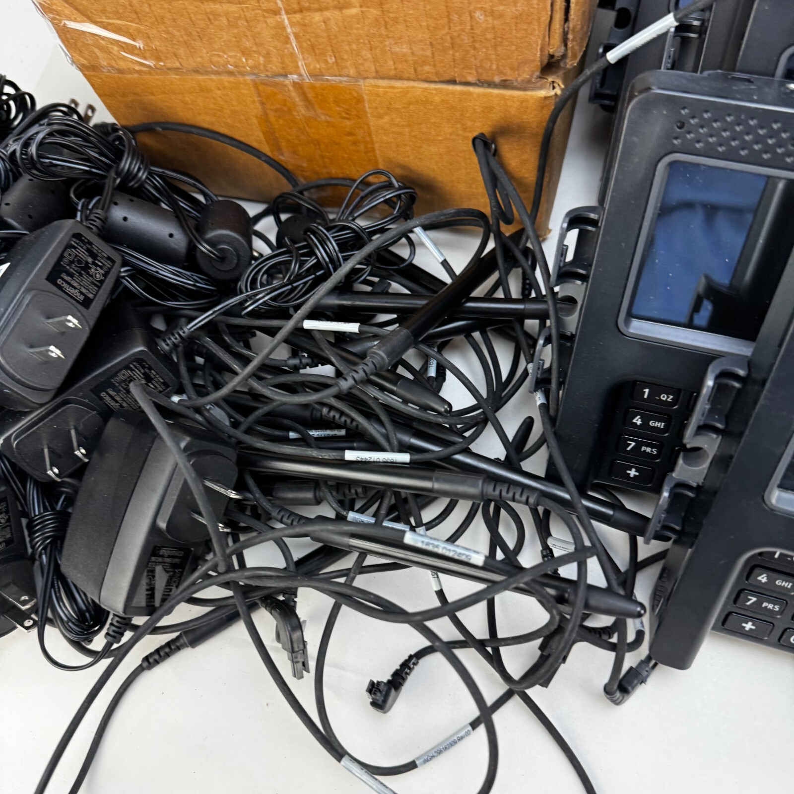 Lot of 22 Ingenico iSC Touch 250 Credit Card Machines w/ Power Supplies & Stylus