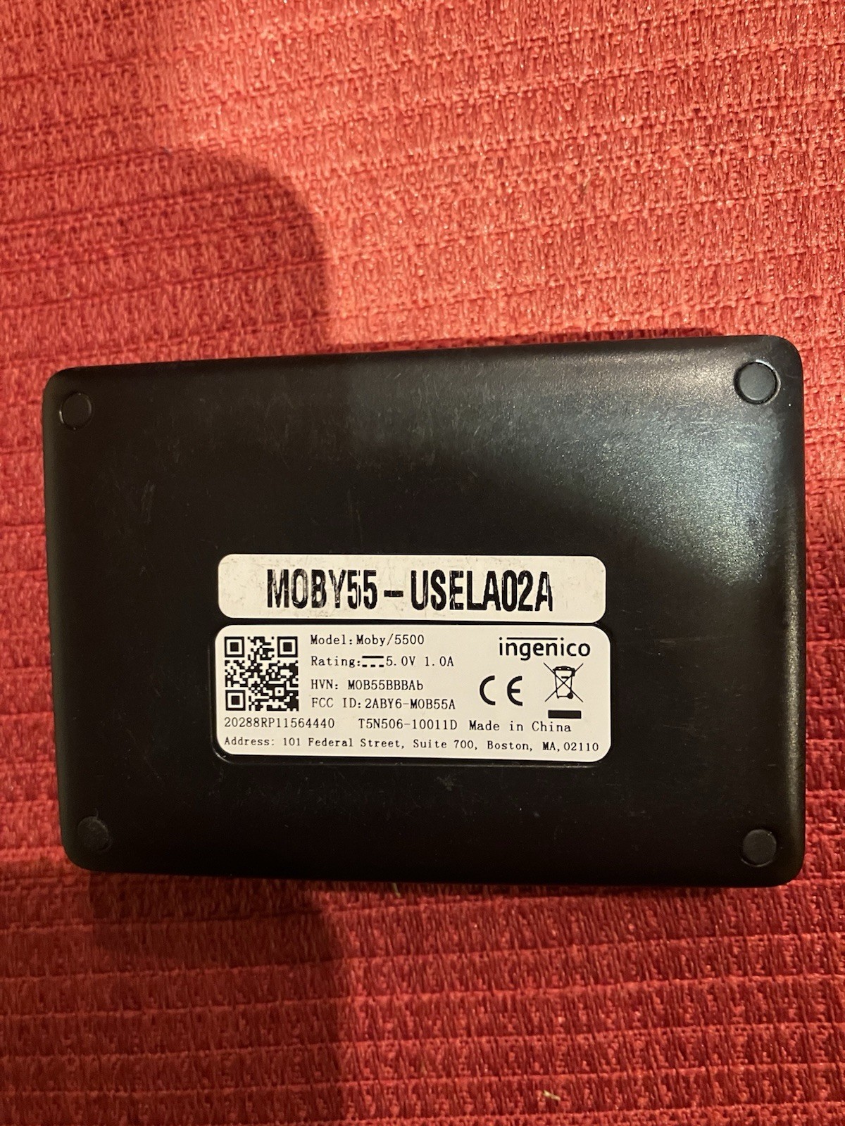 Ingenico Moby 5500 Mobile Card Reader all Card Types