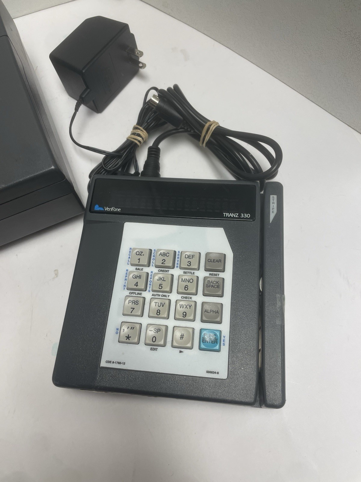 Verifone TRANZ 330 Credit Card Reader & Verifone Receipt Printer 900 With Cords
