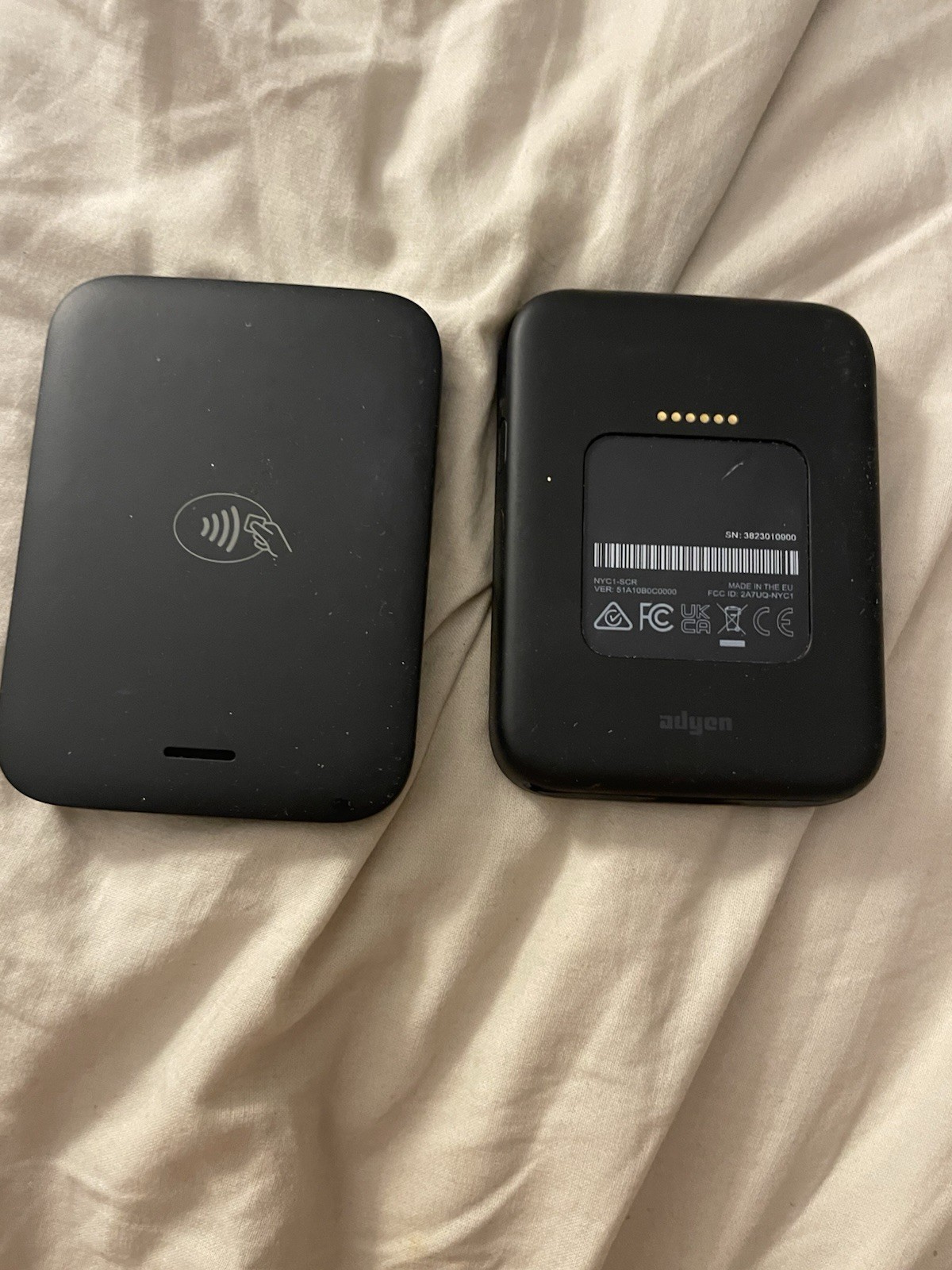 2 Adyen NYC1-SCR Handheld Payment Terminal Card Reader