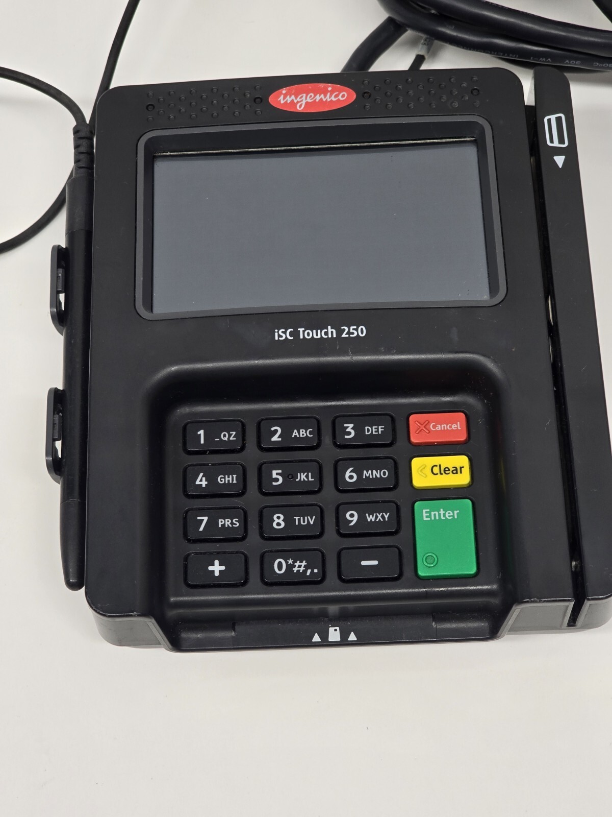 iSC 250 EMV Ingenico NFC Payment Terminal iSC Touch 250 No Power Cord/Free F/S.