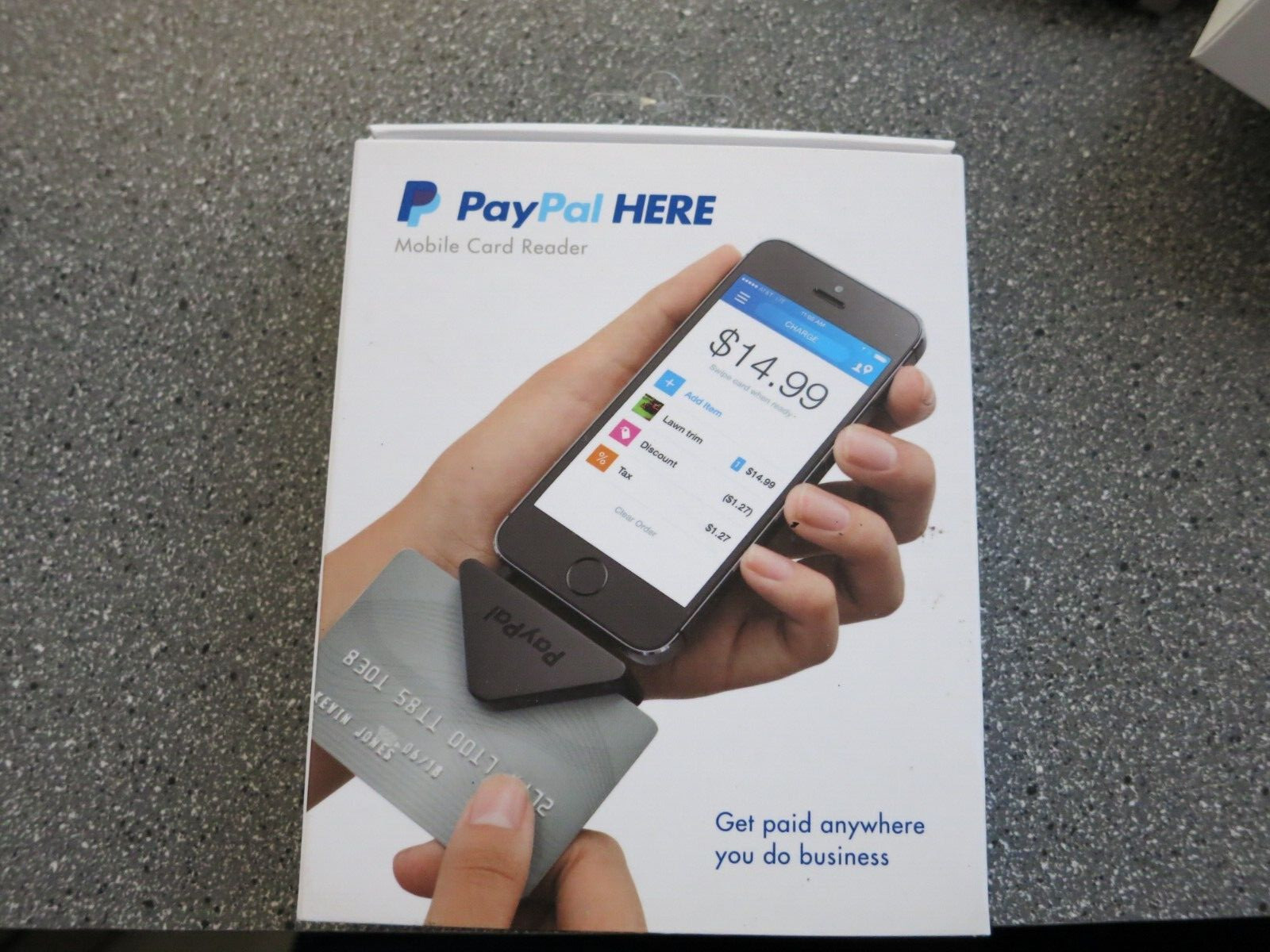 PayPal Here Mobile Credit Card Reader Swiper For iPhone Android Windows Devices