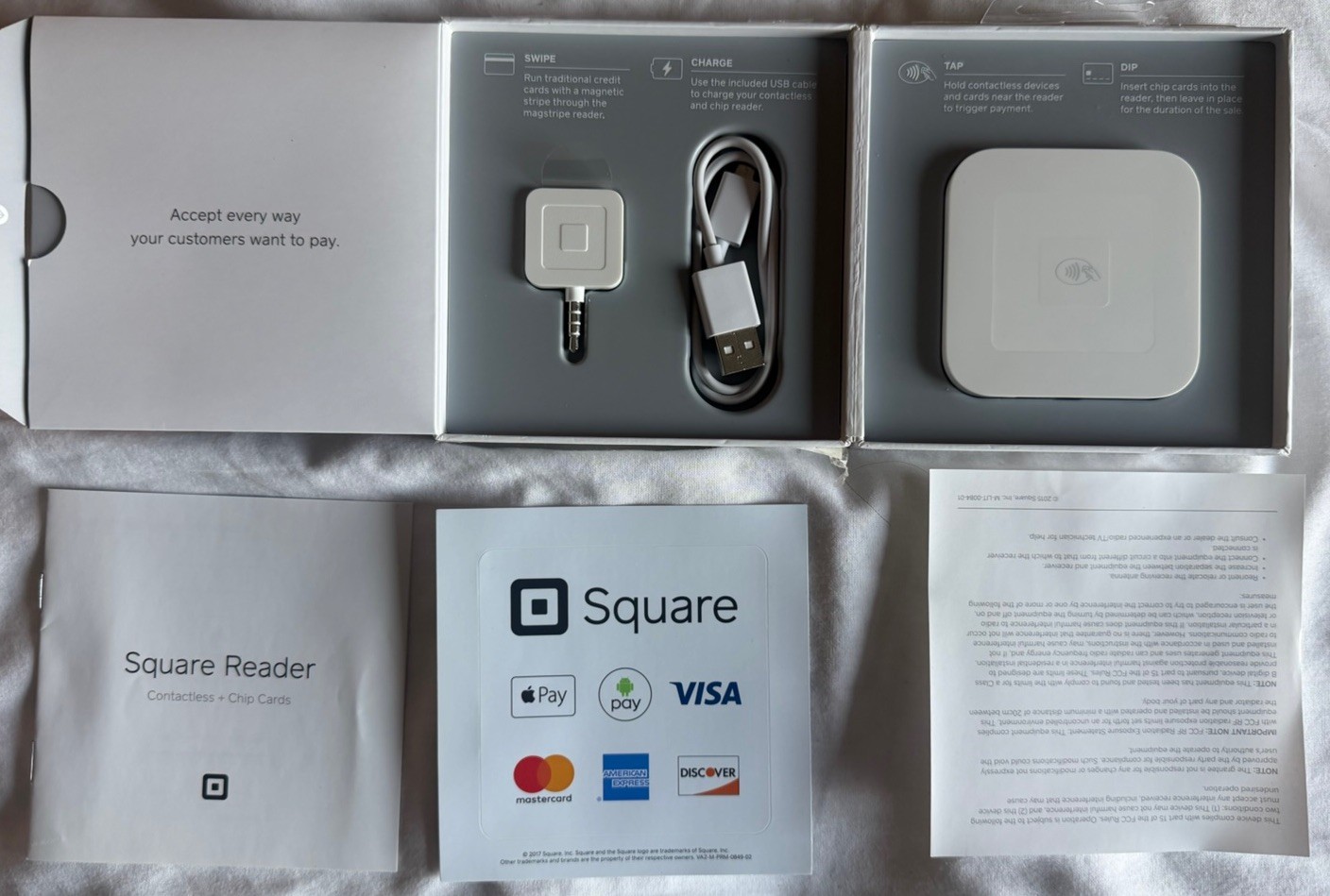 Square Credit Card Reader for Contactless Chip Model SPC1-01