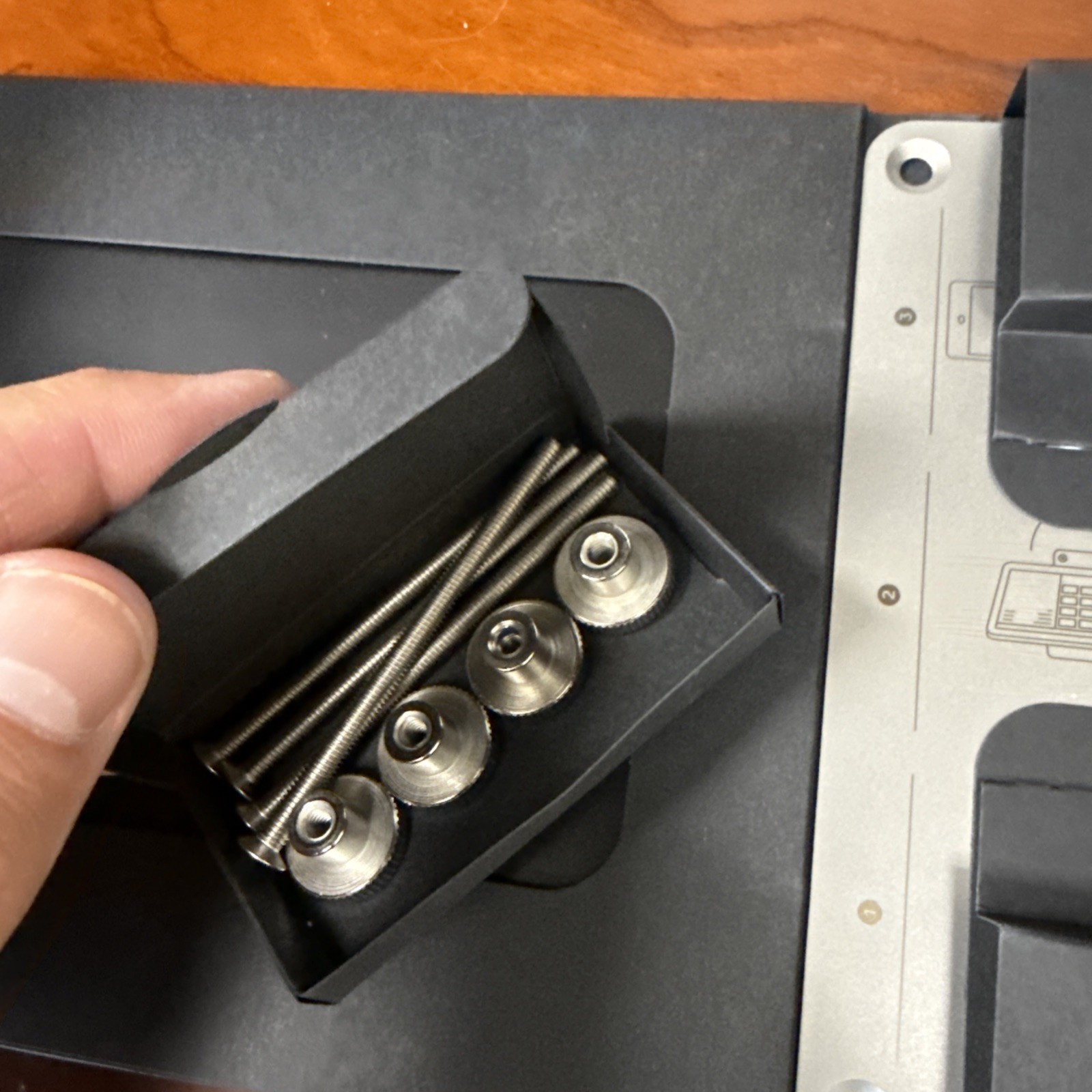OEM Square Register POS, Metal Display Replacement Mount Plate Bracket, New, OB