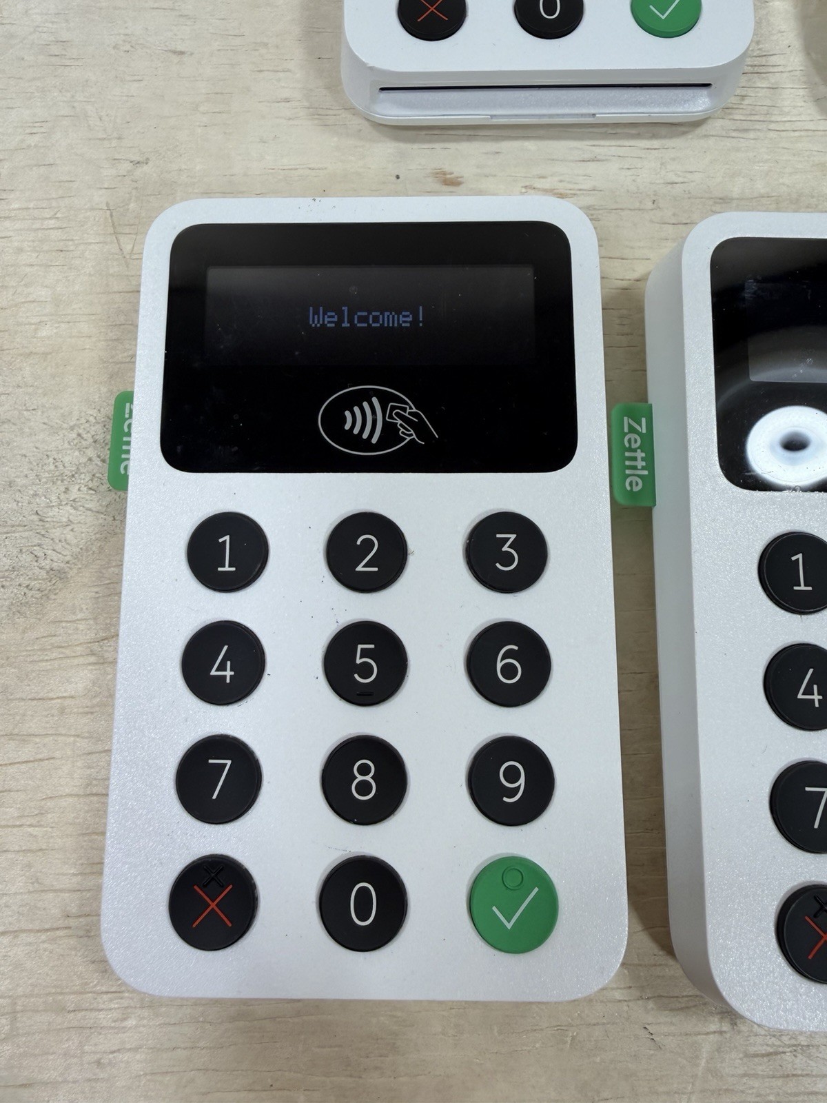 Zettle Reader 2 Card Reader Terminal Point of Sale – White LOT OF 5 UNITS
