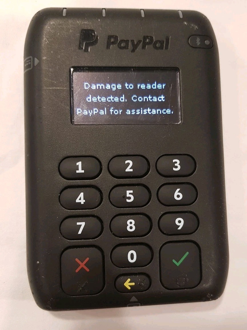 PayPal Chip & Swipe Transaction Credit Card Reader M010-PROD10-V2,,Black -(B-10)
