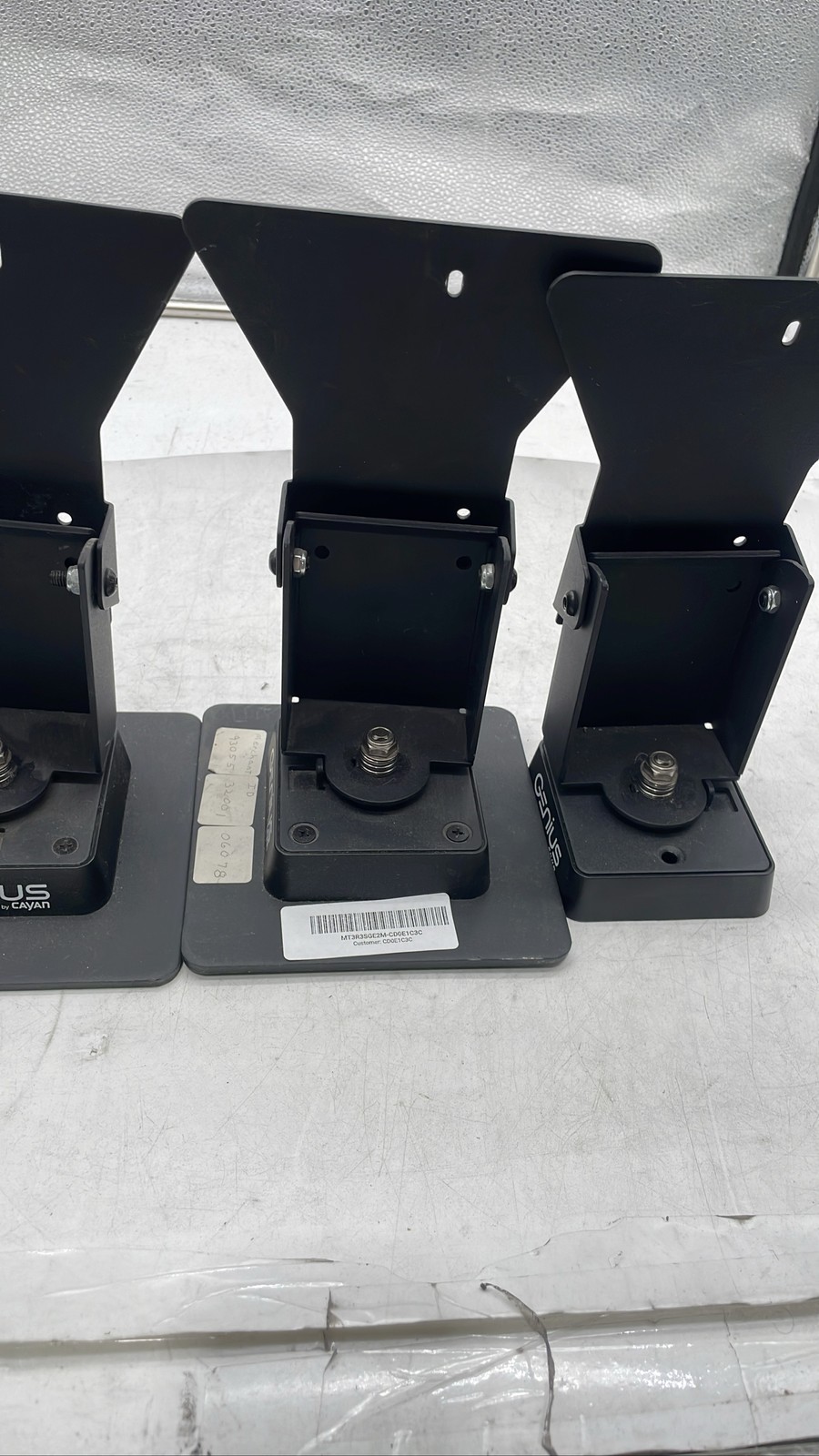 Genius Cayan Verifone MX915 MX925 POS Terminal Countertop Stand Mount Lot of 3