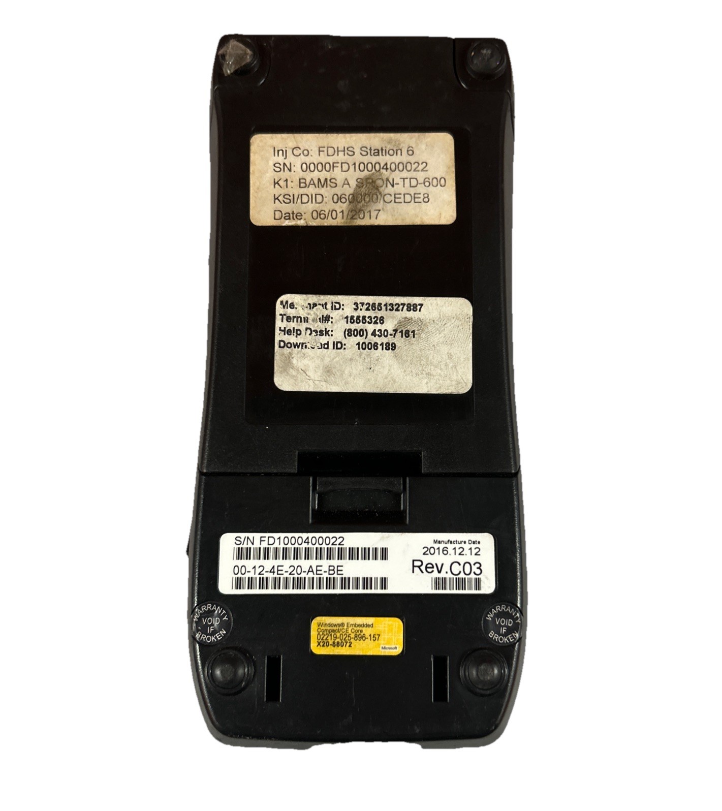 First Data FD130 Duo POS Credit Card Terminal Reader