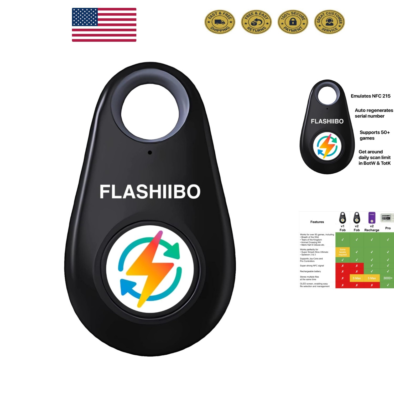 Flashiibo Fob V2: Lightweight NFC Emulator for Nintendo Switch Gameplay
