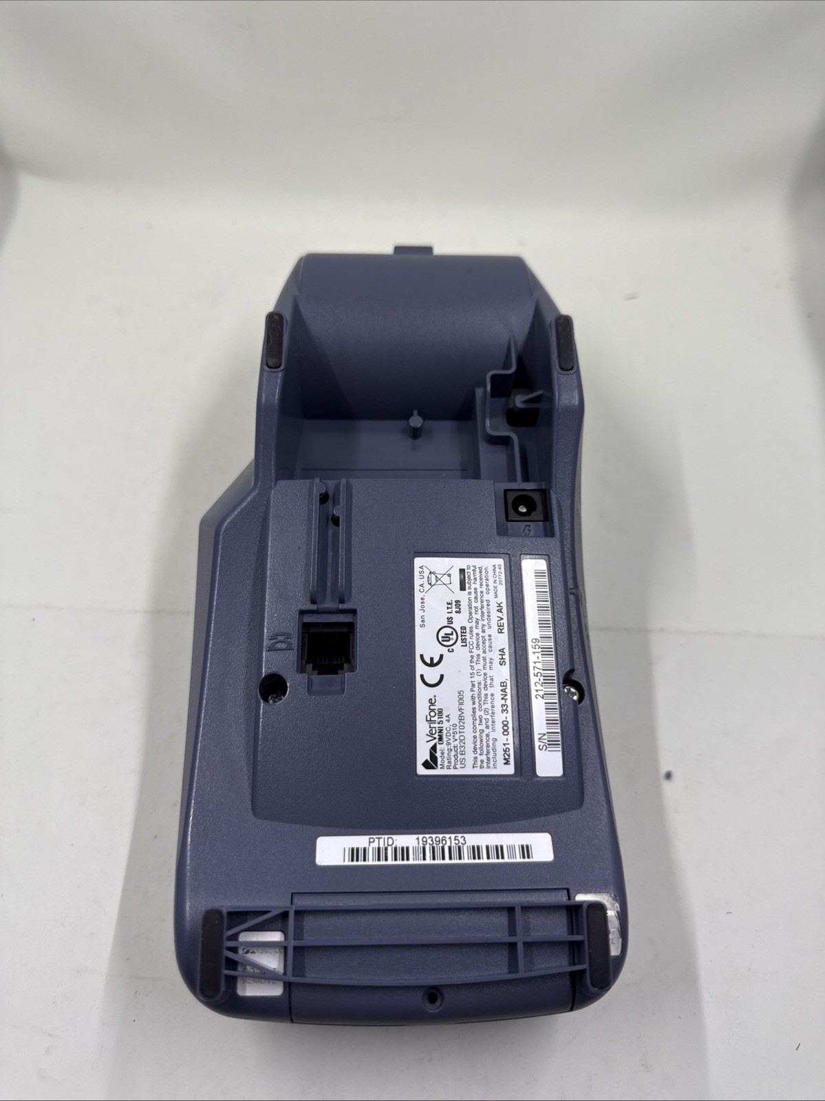 Verifone Vx510LE Omni 5100 Wireless Credit Card Reader, Parts Only, Not TESTED