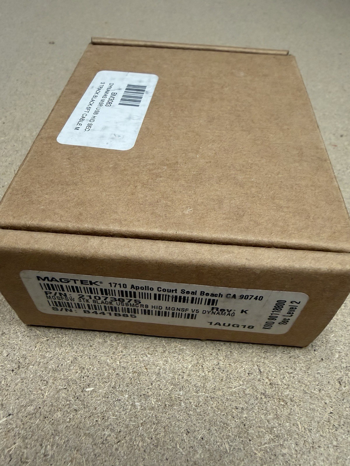 MagTek 21073075 Dynamag Magnetic Stripe Credit Card Reader – NEW