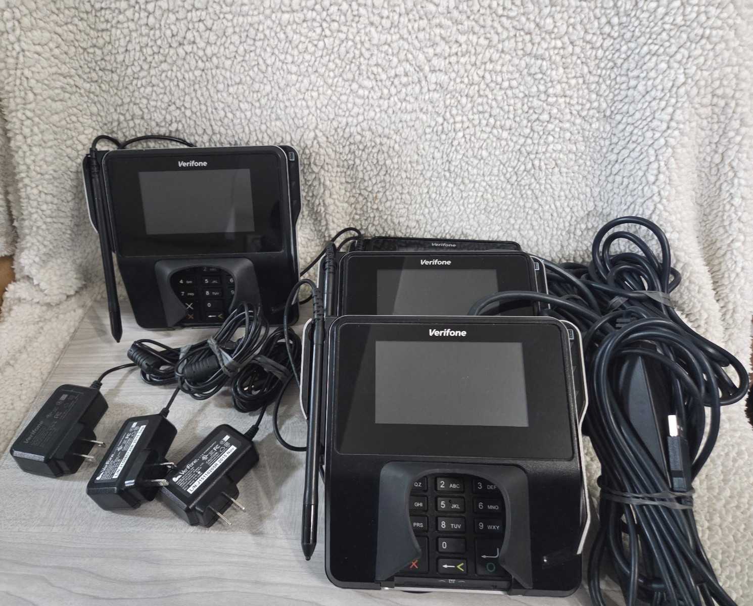 LOT OF 4 ~ VeriFone MX 915 Credit Card Pinpad Payment Terminal ~ M177-409-01-R