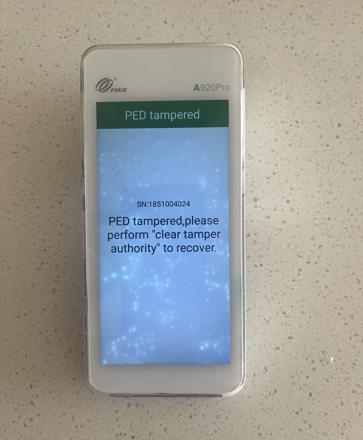 PAX A920Pro Wireless Android Credit Card Terminal A920Pro-0AW-RD5-32EA