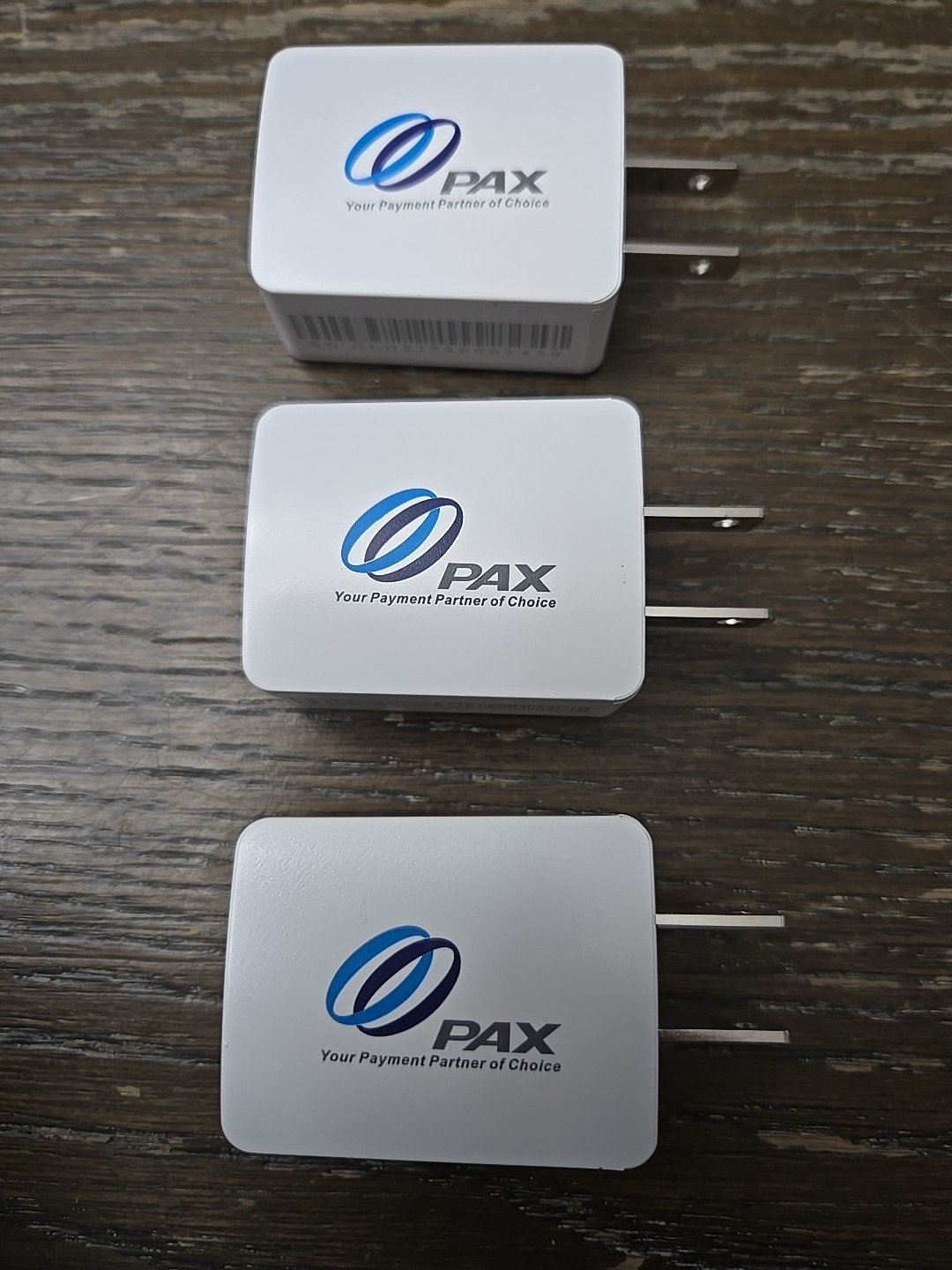 3 Genuine PAX A920 5V USB Adapter PSU Power Supply (GLH50D2000HW) w/ Tri-Adapter