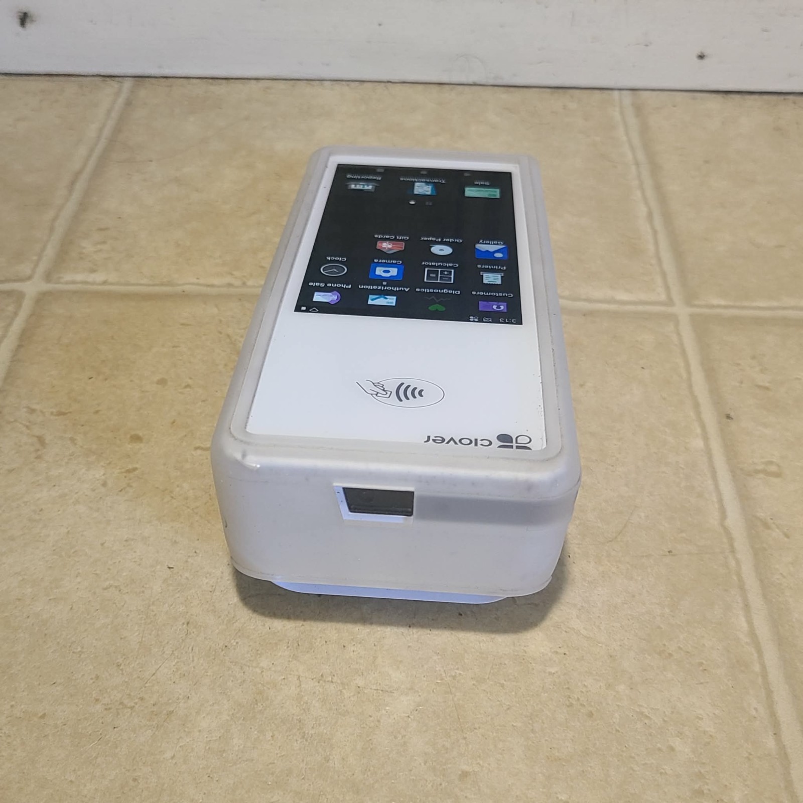 Clover Flex Mobile POS Terminal Handheld Device Locked (For Parts Only)