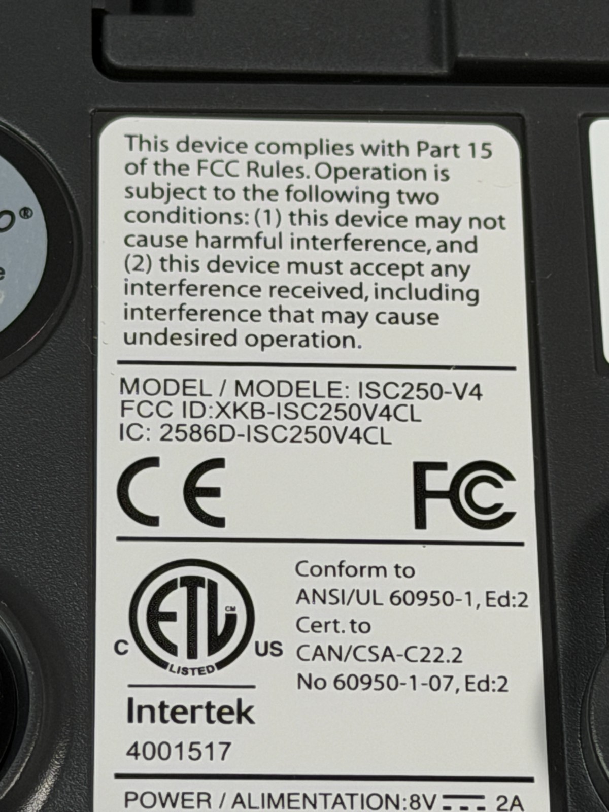 Ingenico ISC250-V4: ISC TOUCH 250-V4 Smart Credit Card Reader New!
