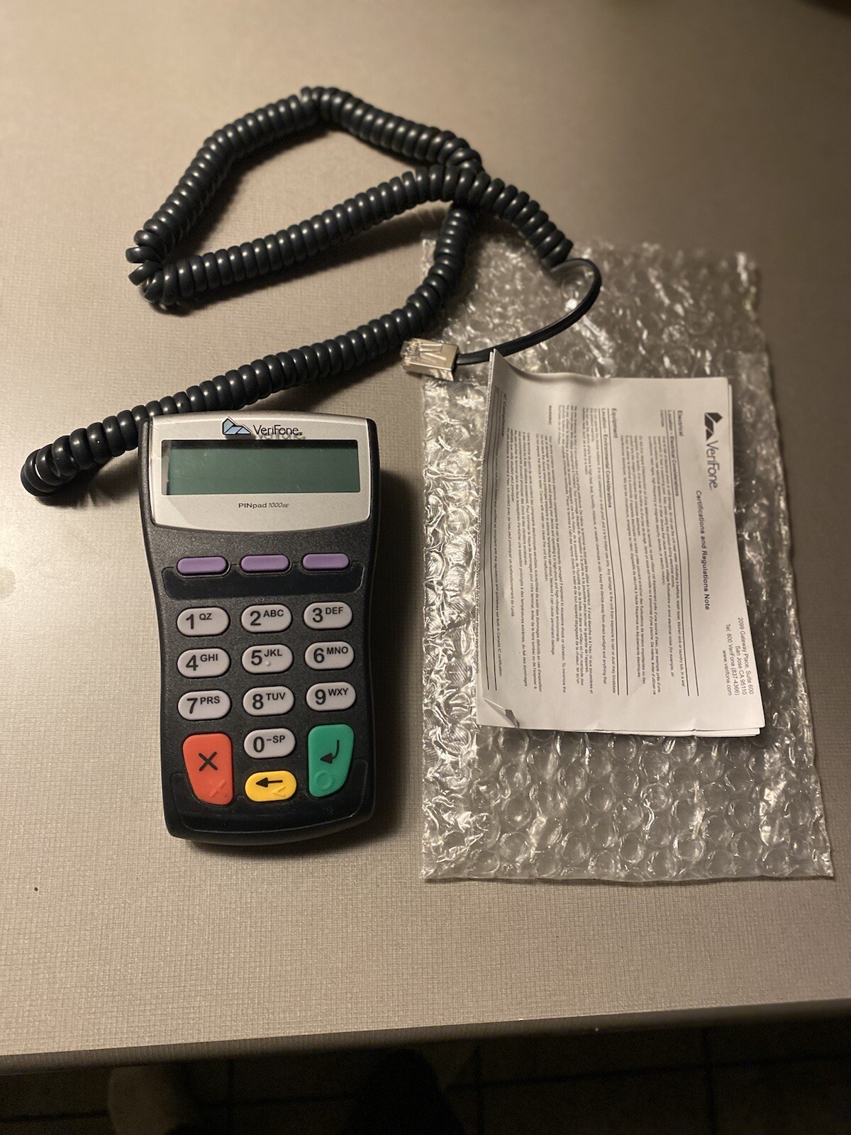 J10 Verifone Pinpad 1000SE Payment Credit Card