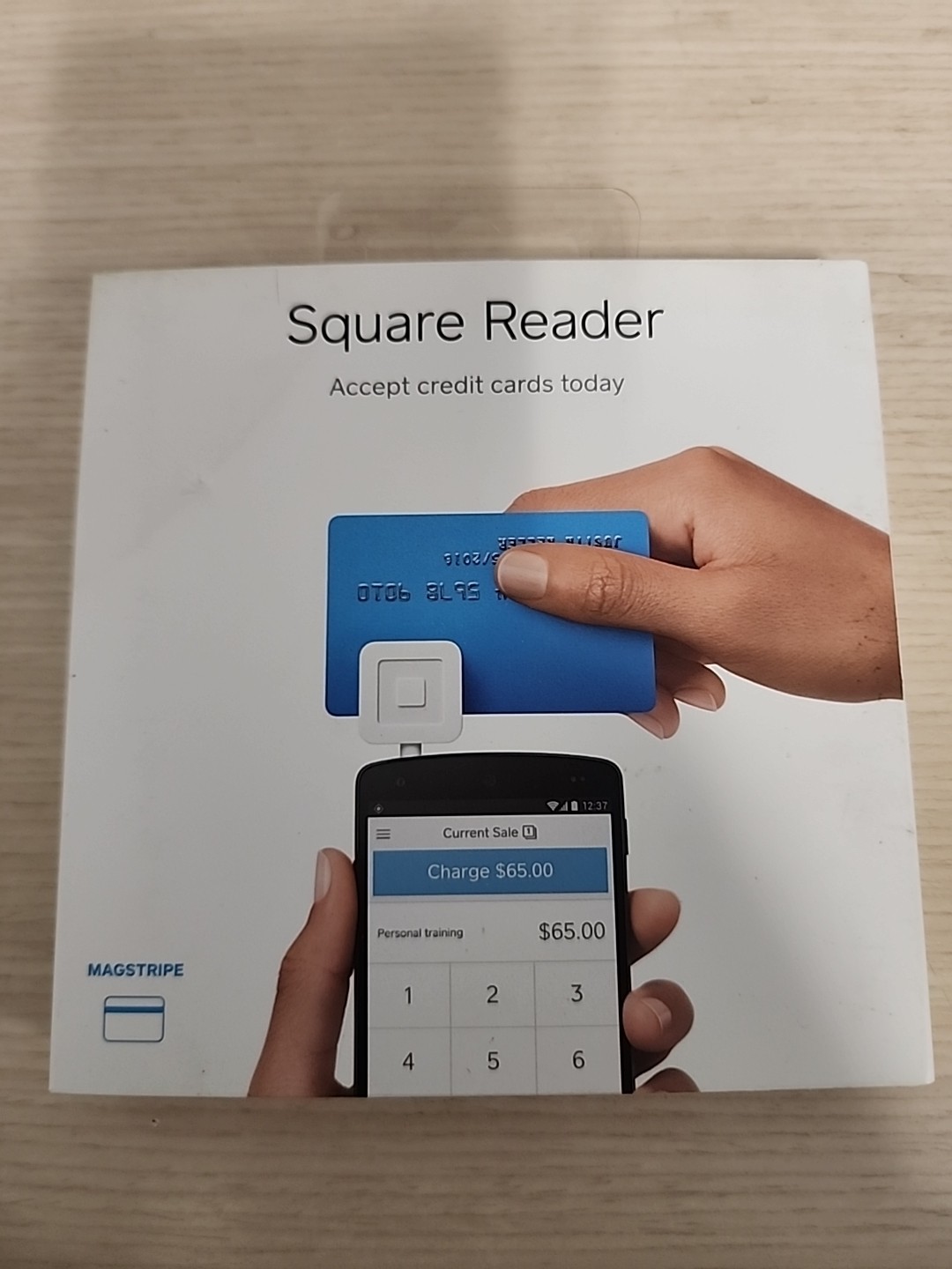 Square Reader for Magstripe (HEADPHONE JACK) Credit Card Readers Portable m12