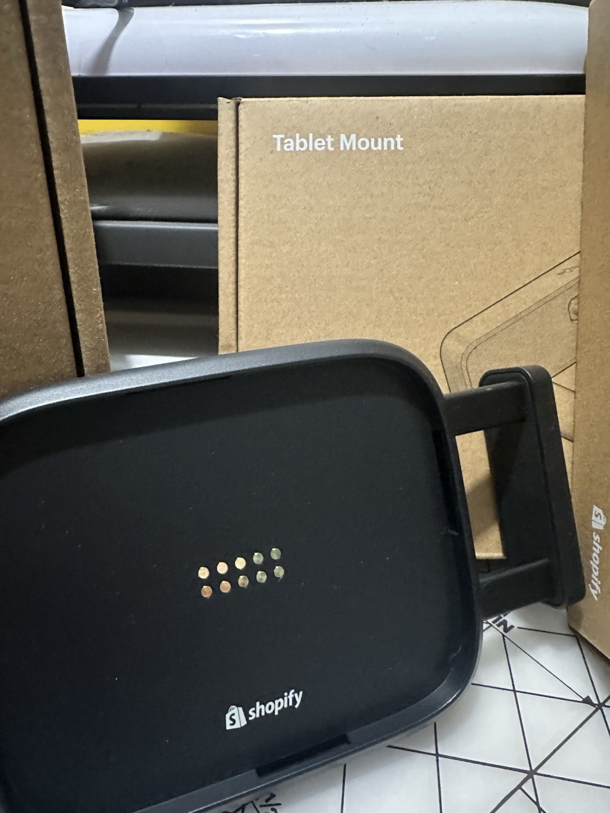 SHOPIFY POS System iPad Stand Dock POS Go and Docking Station Open Box EUC