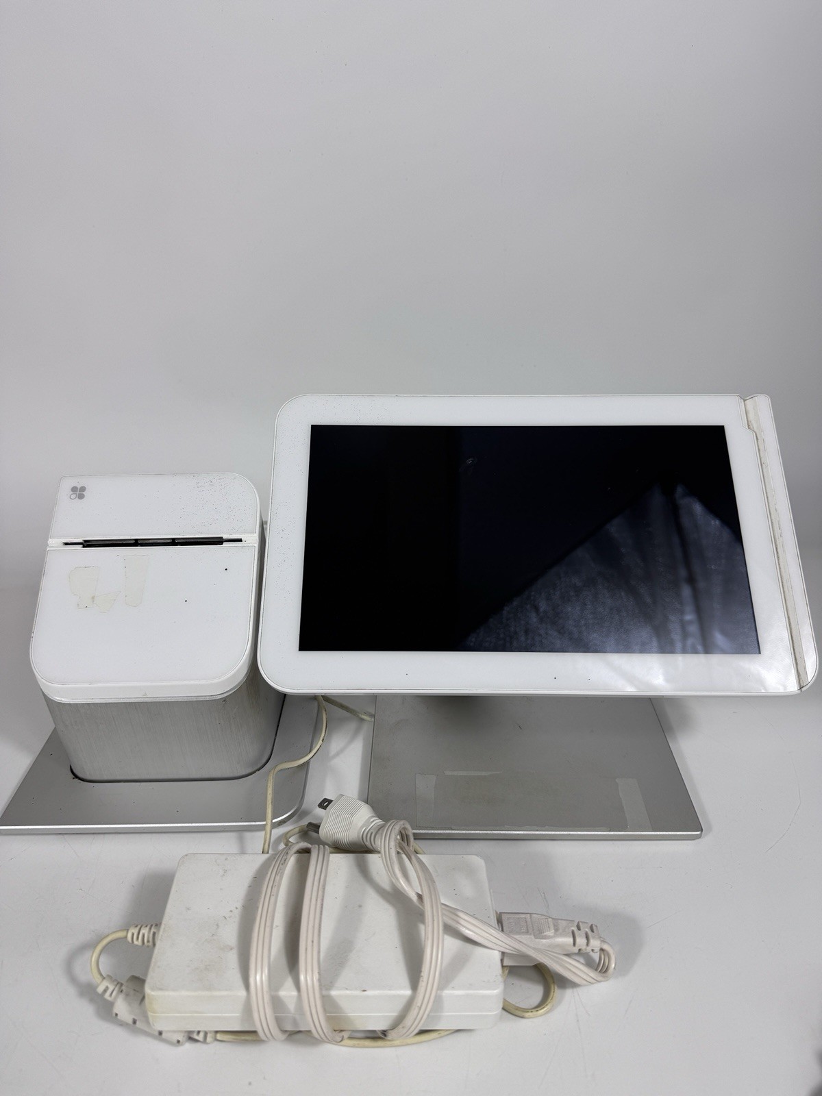 Clover Station C100 POS 1.0 System Printer Power Cord Screen P100 Receipt, Print