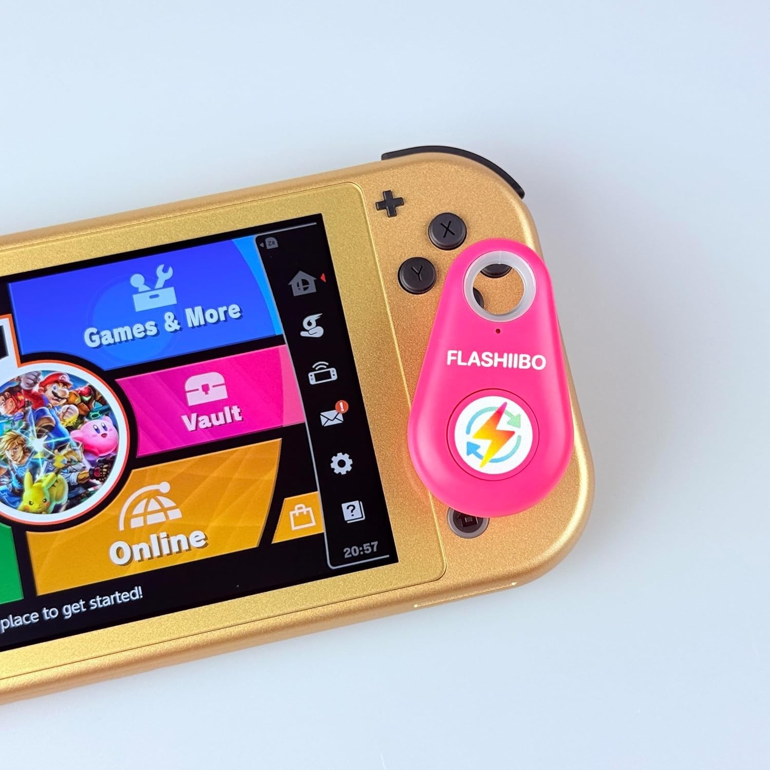 Compact Handheld Pink NFC Emulator Fob: Elevate Your Nintendo Experience
