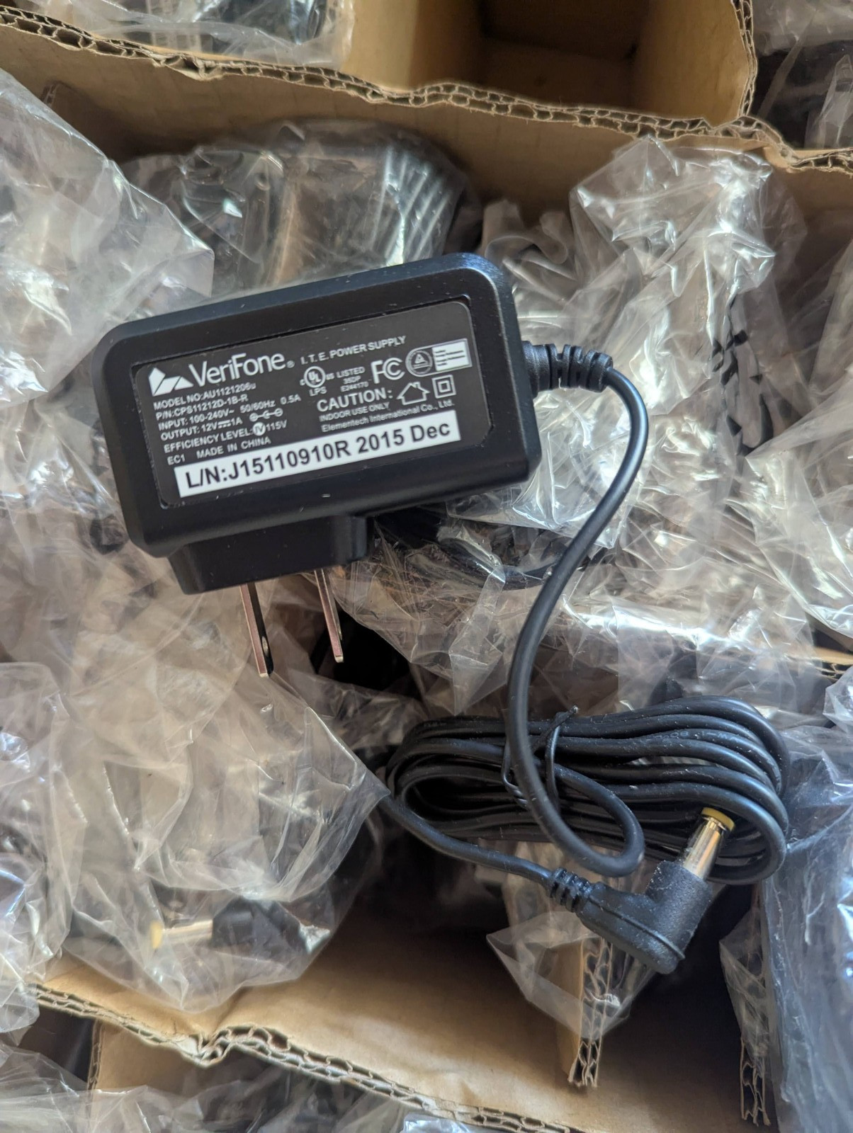 AC Adapter AU1121206u for VeriFone ITE CPS11212D-1B-R Power Supply Charger NEW