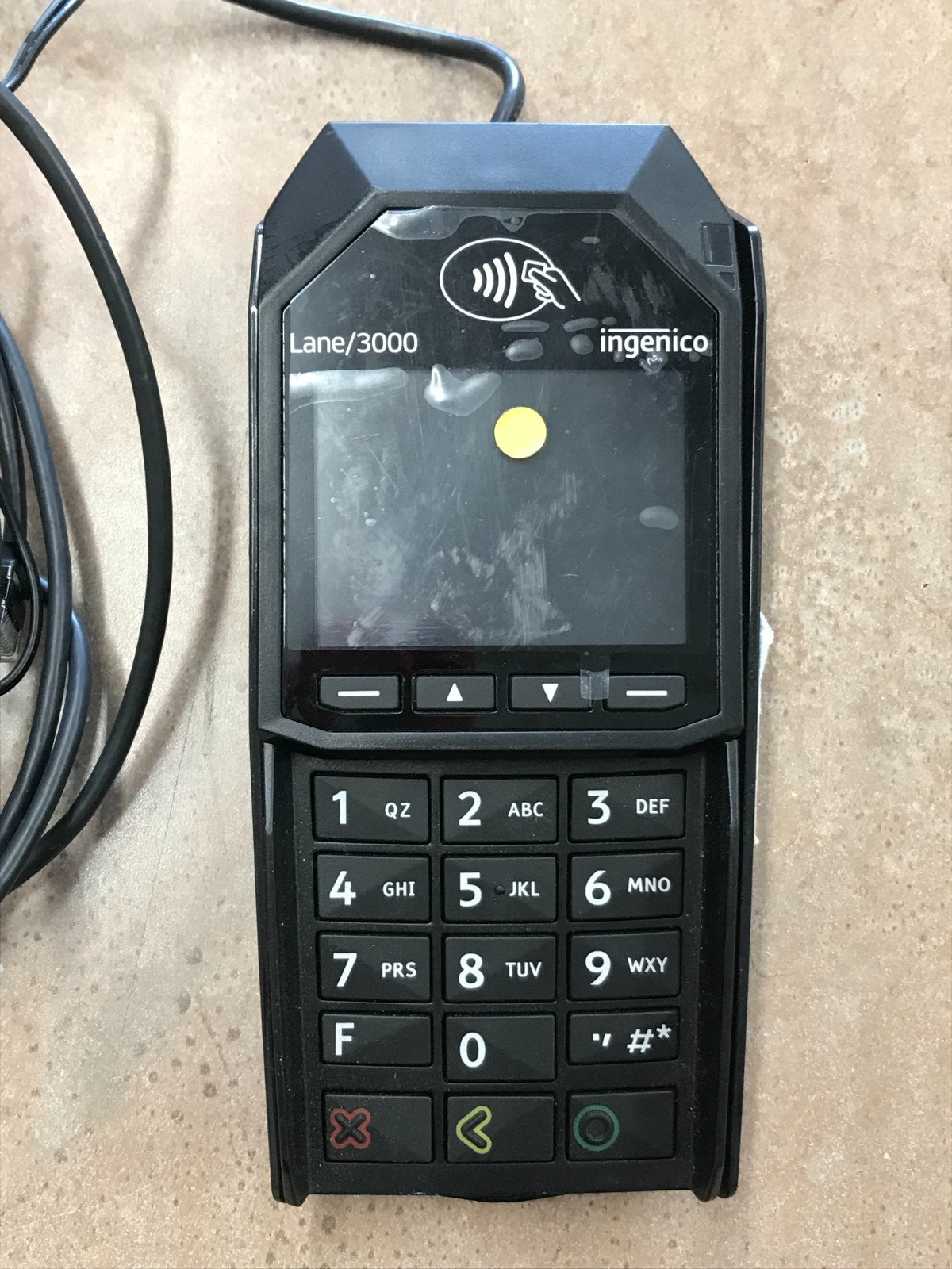 INGENICO LANE/3000 CL/Eth CC Terminal w/power adapter