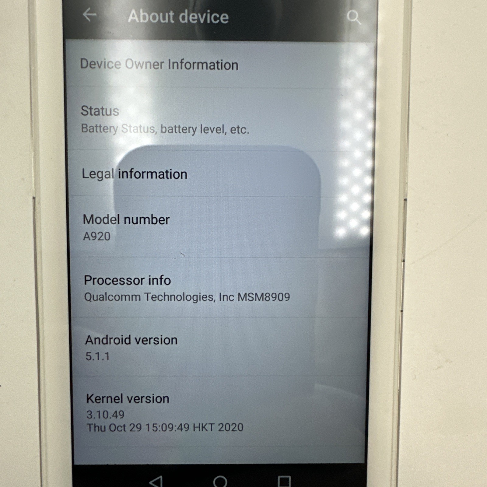 PAX A920 Payment Terminal Powers On Android Smart Mobile W/cover & Cord