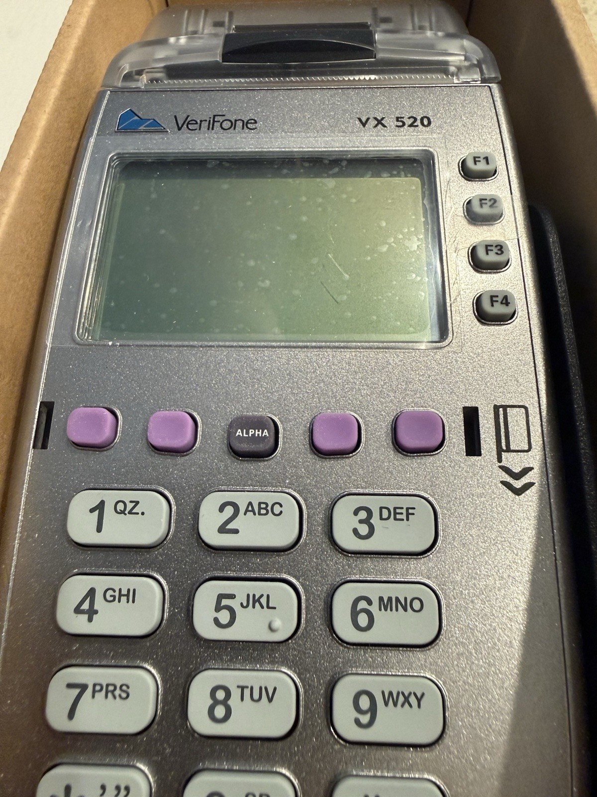 VeriFone Vx520 230′ Silver Thermal Paper Adapter 12 Rolls