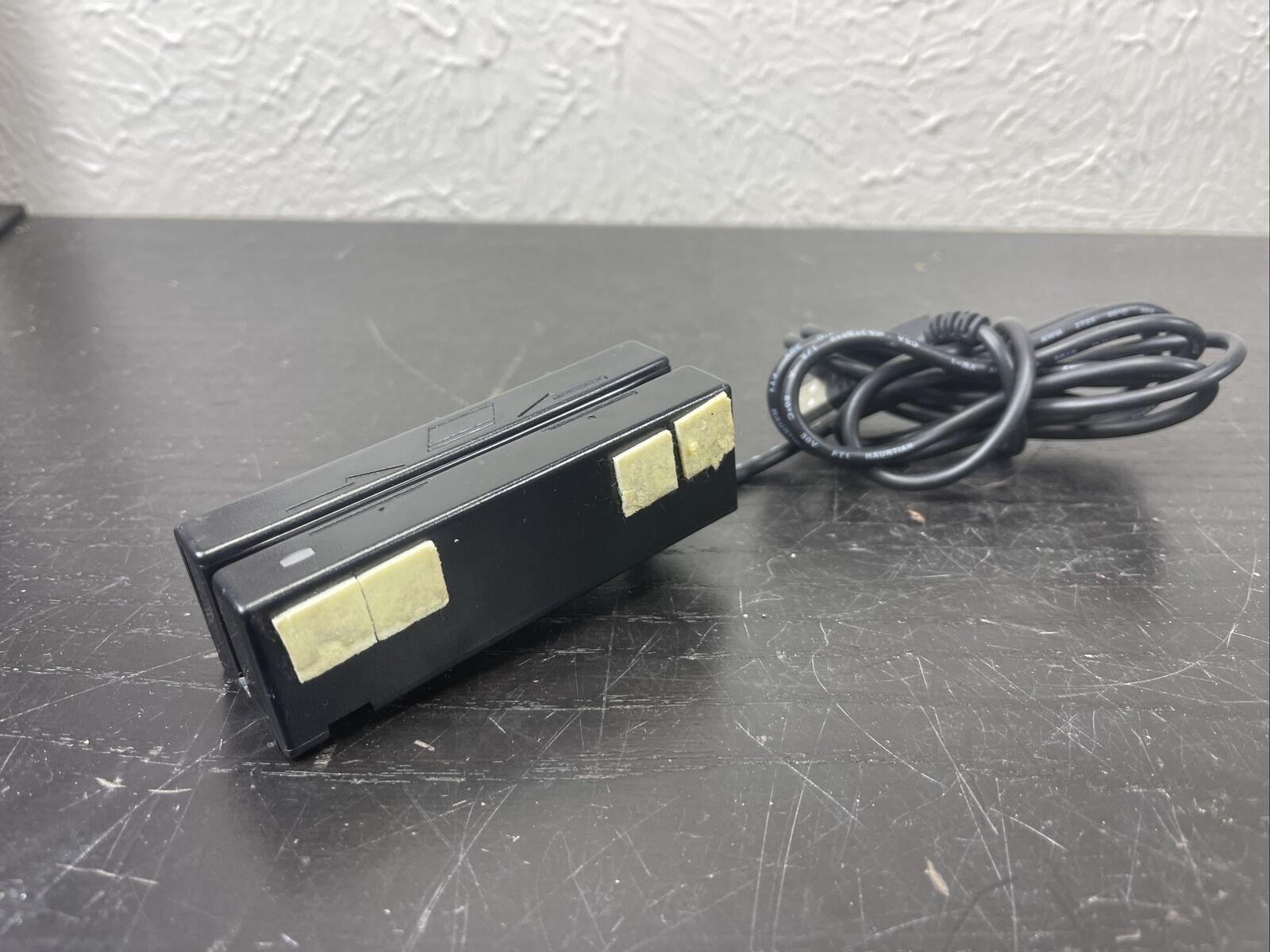 MagTek USB Swipe Reader Keyboard Emulation Magnetic Card Reader Black 21040110