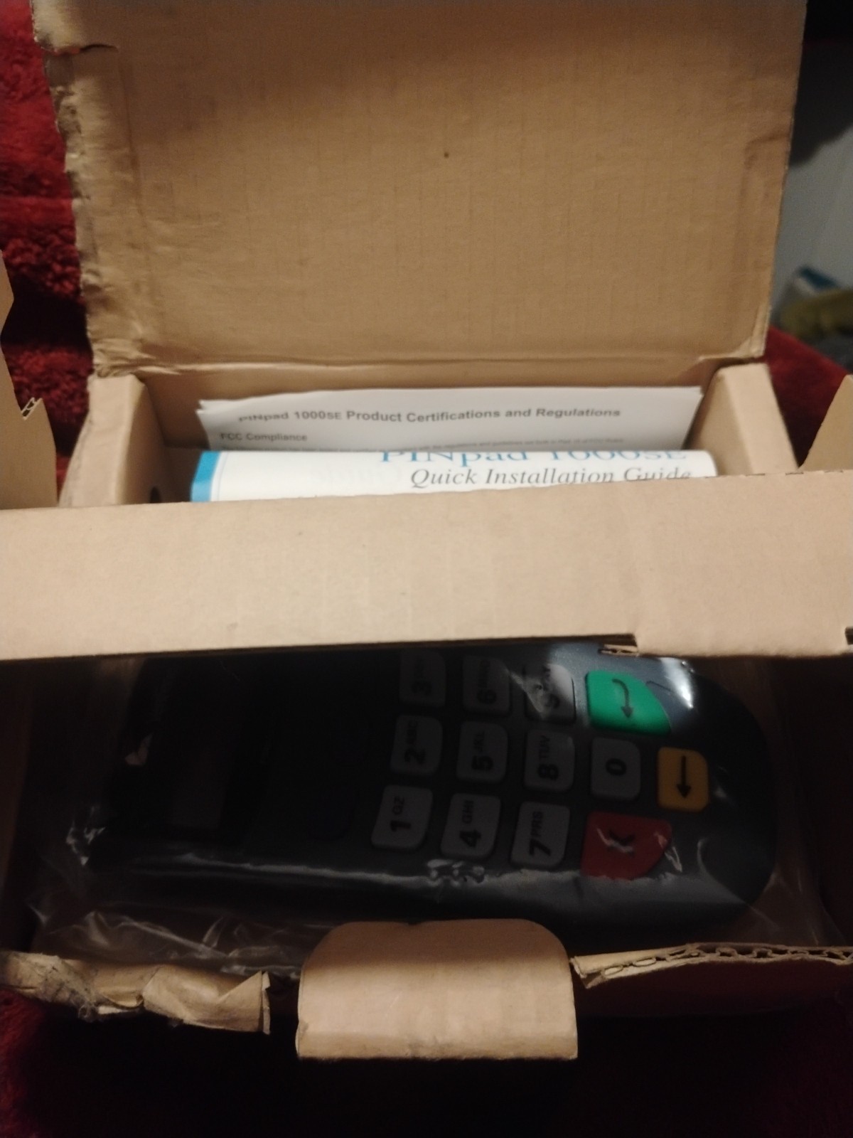 PINPAD 1000SE, MS/DUK/3DES STD POS SYSTEMS (New Open-Box)