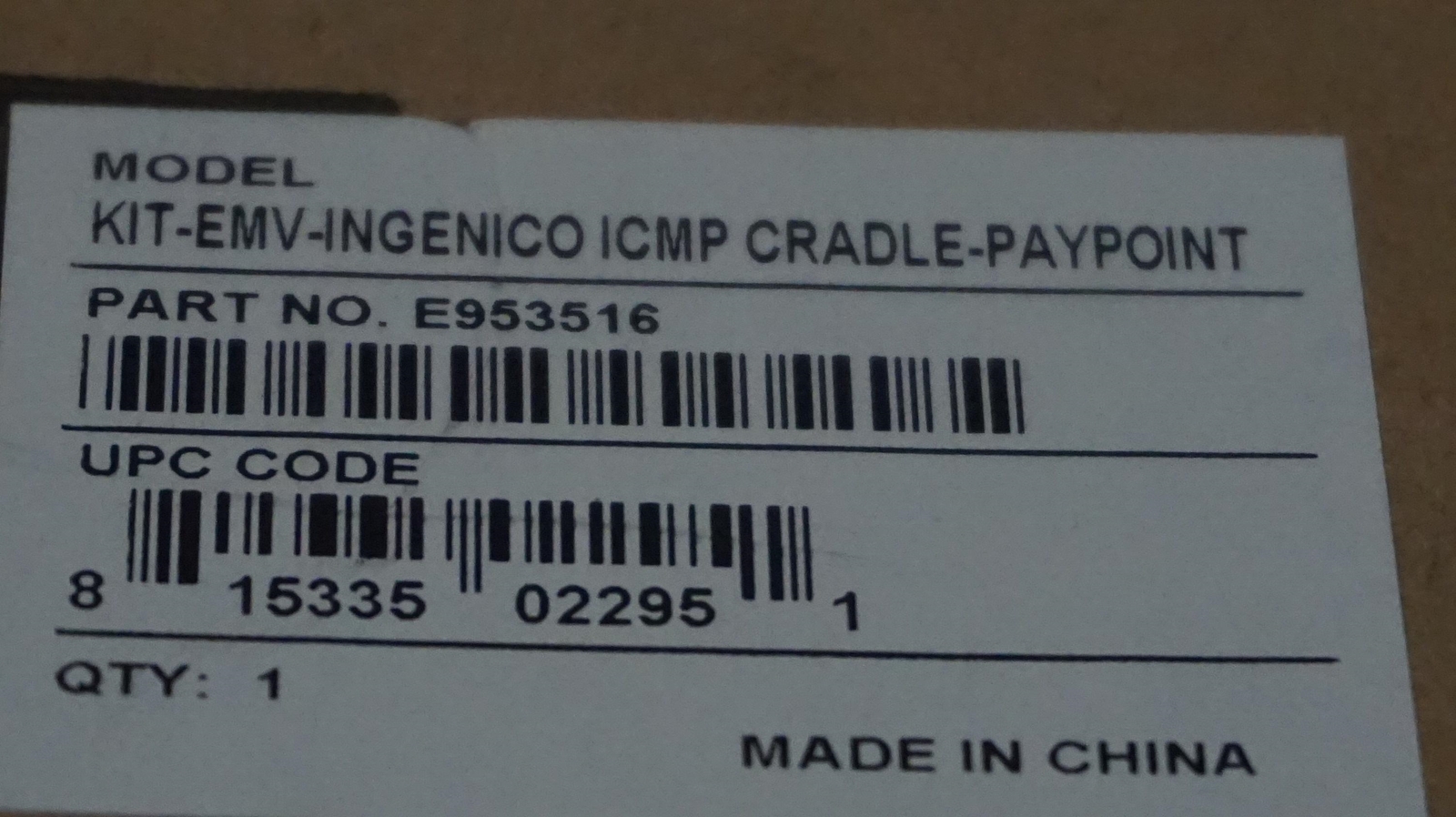 -NEW-ELO EMV INGENICO ICMP CRADLE FOR PAYPOINT IPAD/ANDROID/WINDOWS POS TERMINAL