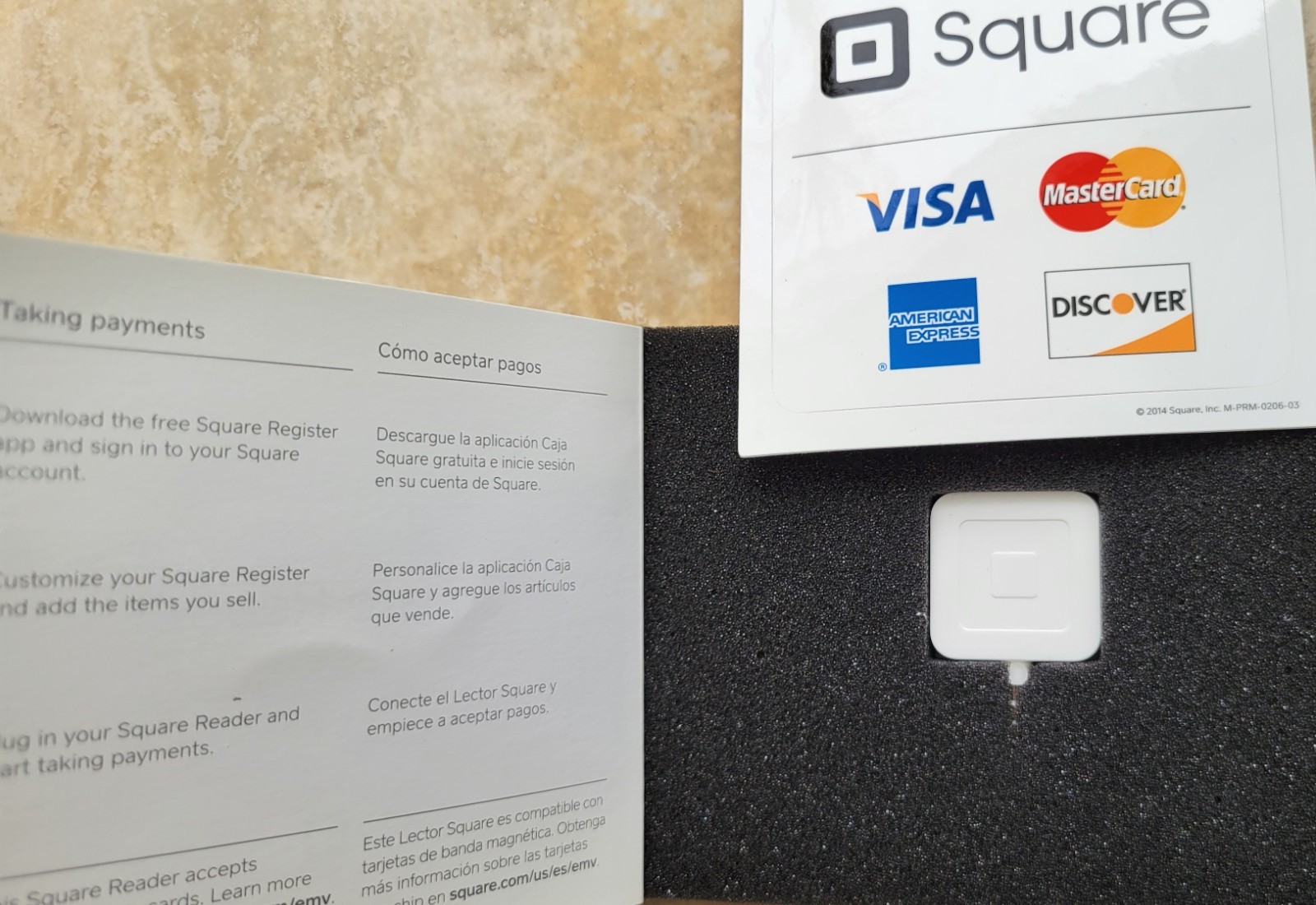 Square Portable Card Reader, Open Box