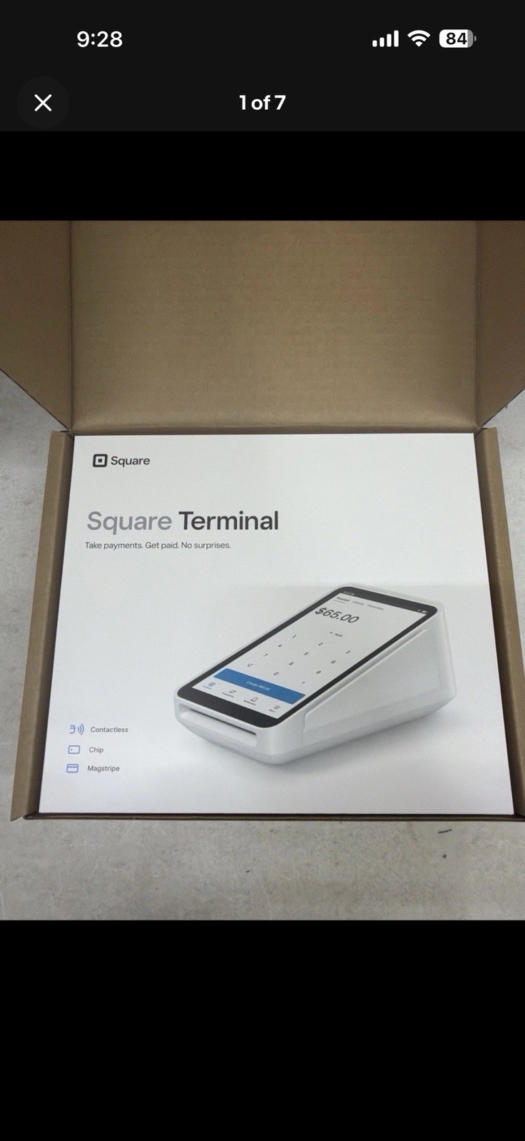 Brand New Square Terminal Credit Card Machine Mobile POS Payment Processing